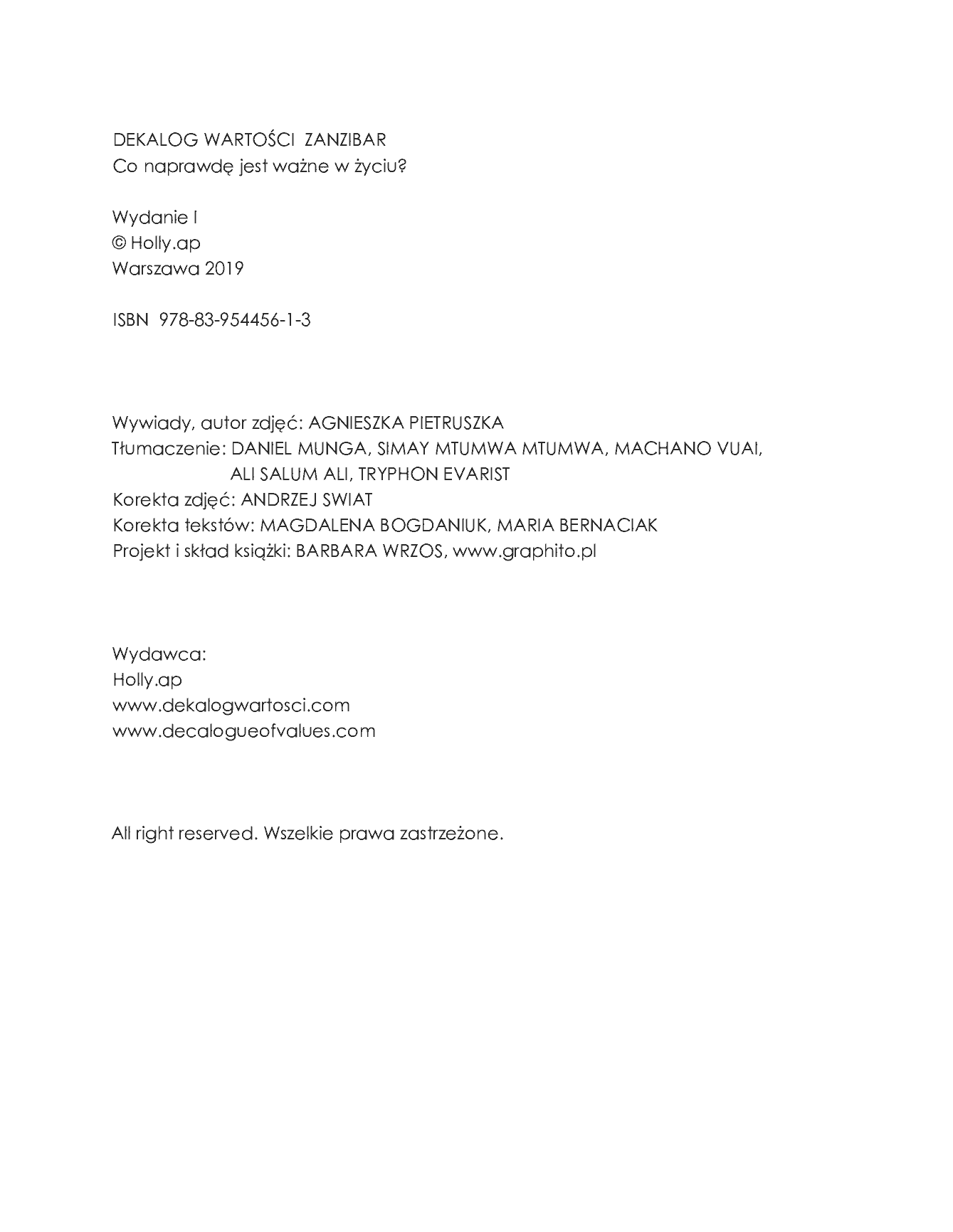 Fragment „Dekalog Wartości ZANZIBAR” — strona 4 z 18