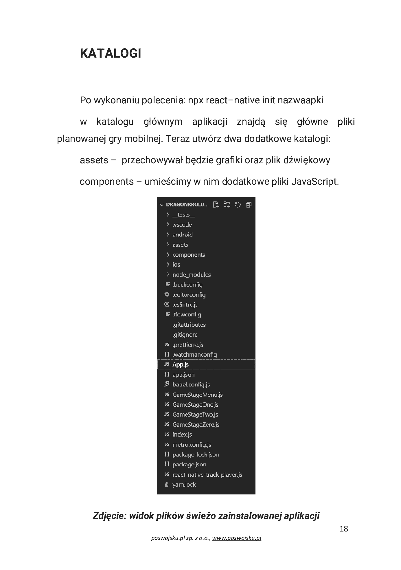 Fragment „Stwórz Grę Aplikacje Mobilne ES6+ JavaScript React Native - Hooks” — strona 19 z 30