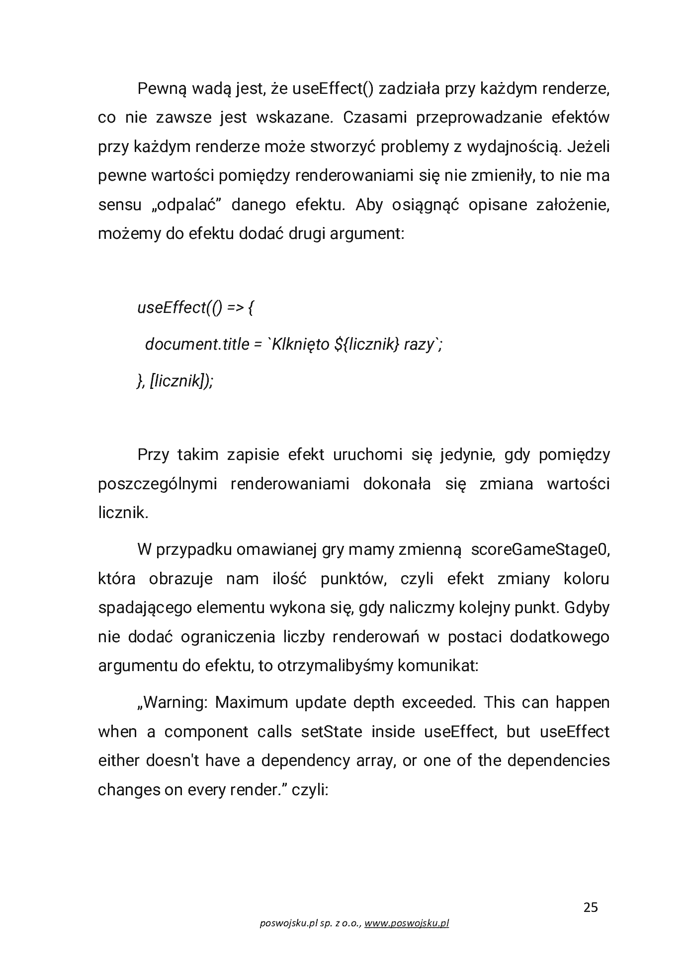 Fragment „Stwórz Grę Aplikacje Mobilne ES6+ JavaScript React Native - Hooks” — strona 26 z 30