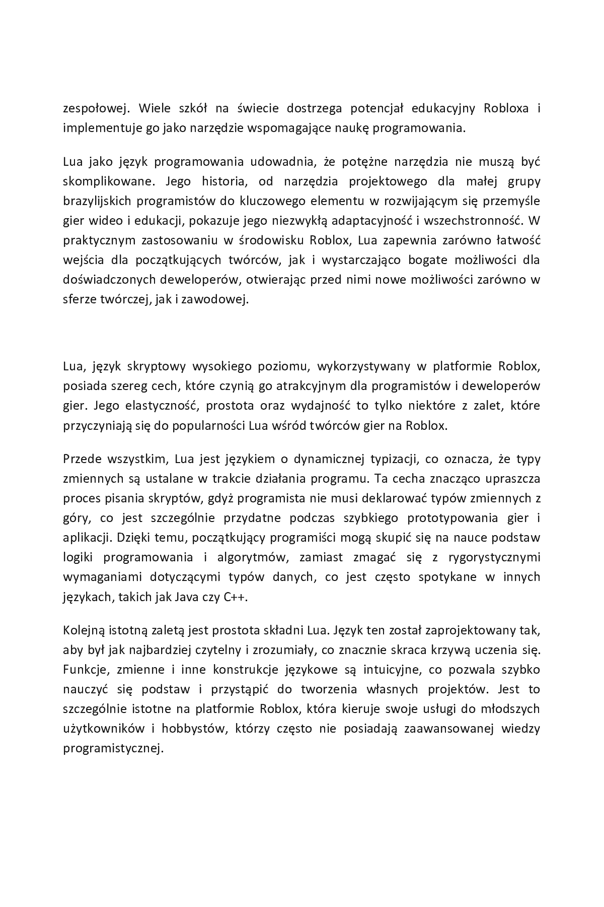 Fragment „Roblox Lua w 1 dzień. Naucz się kodować w Lua i pisać własne gry już w 12 godzin” — strona 14 z 20