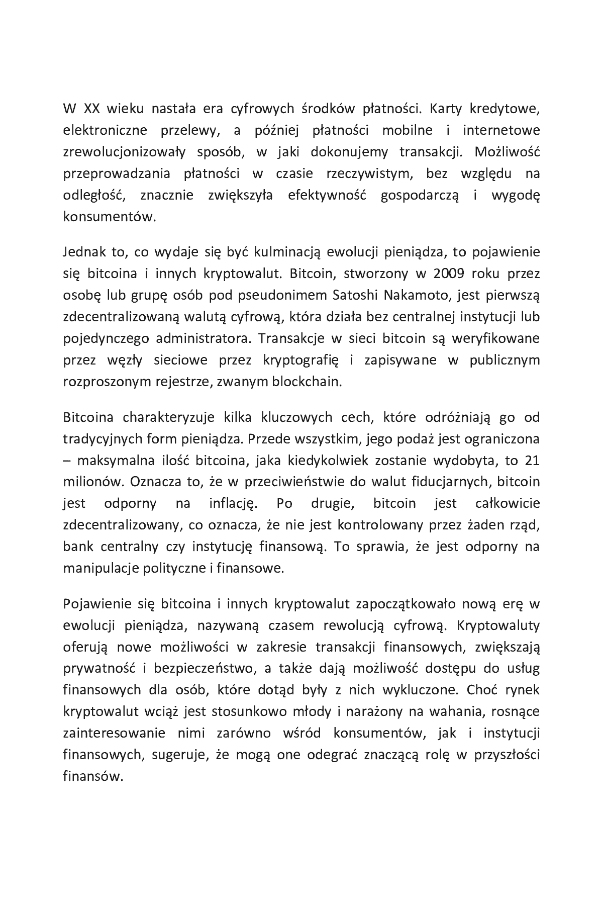 Fragment „Bitcoin w 1 dzień. Wszystko co musisz wiedzieć by zacząć zarabiać na Bitcoinie już dziś!” — strona 9 z 17