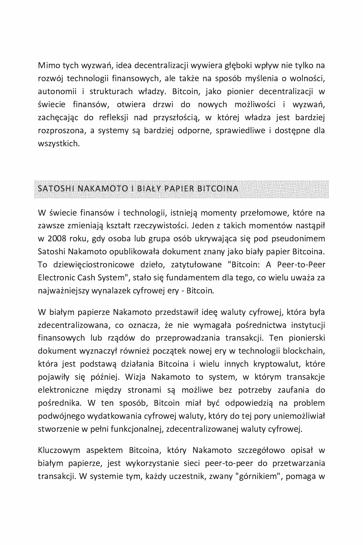 Fragment „Bitcoin w 1 dzień. Wszystko co musisz wiedzieć by zacząć zarabiać na Bitcoinie już dziś!” — strona 14 z 17