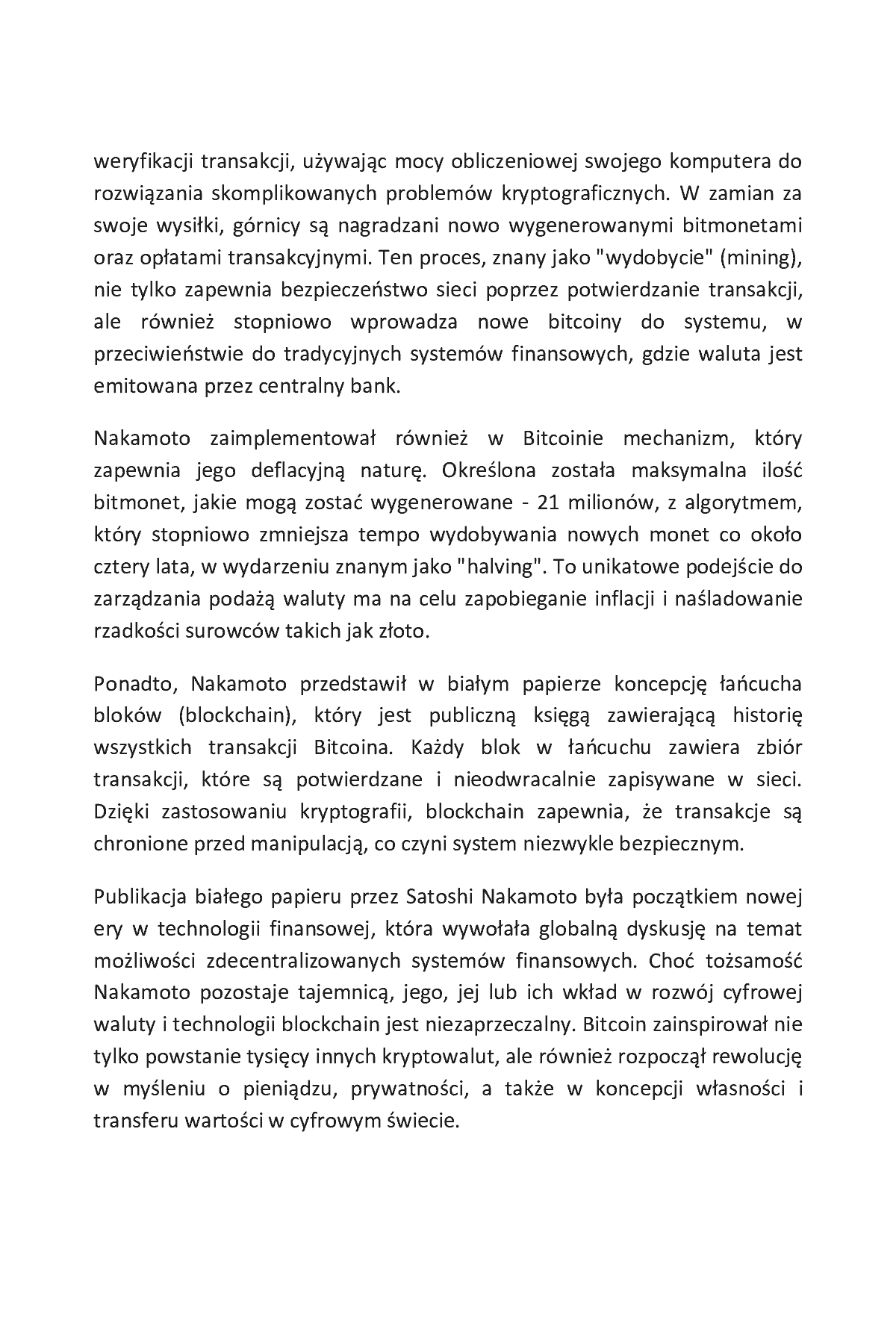 Fragment „Bitcoin w 1 dzień. Wszystko co musisz wiedzieć by zacząć zarabiać na Bitcoinie już dziś!” — strona 15 z 17