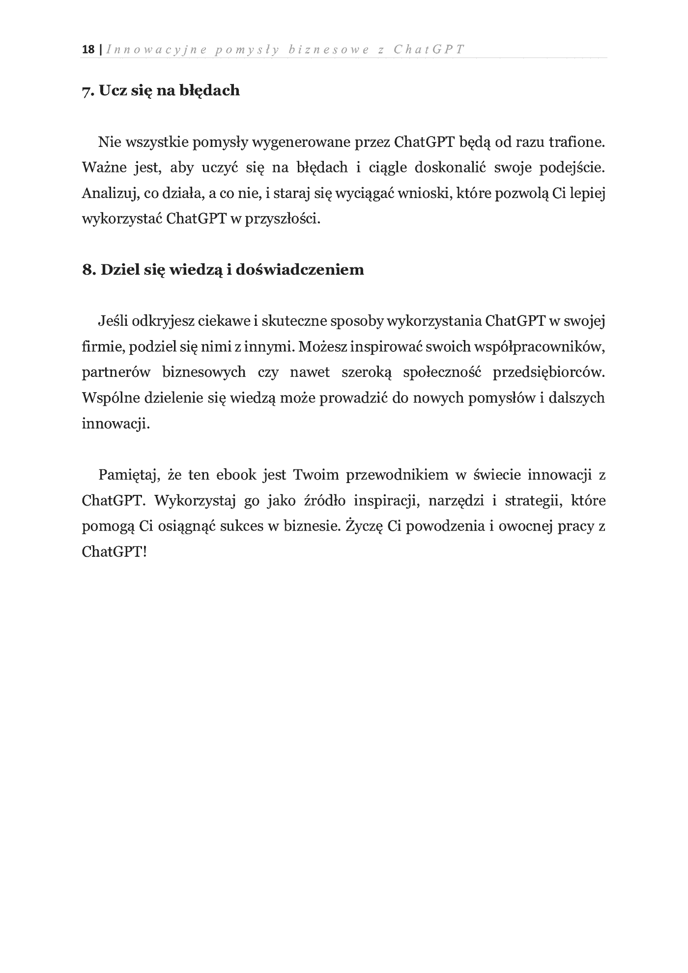 Fragment „Innowacyjne pomysły biznesowe z ChatGPT” — strona 12 z 13