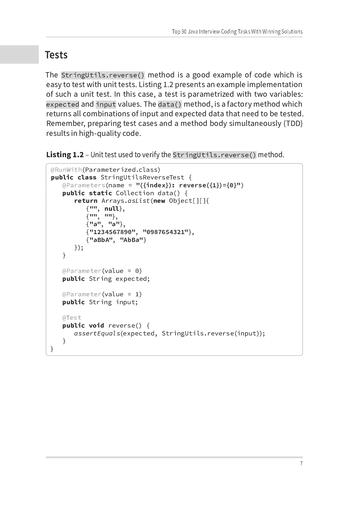 Fragment „TOP 30 Java Interview Coding Tasks with Winning Solutions” — strona 2 z 2