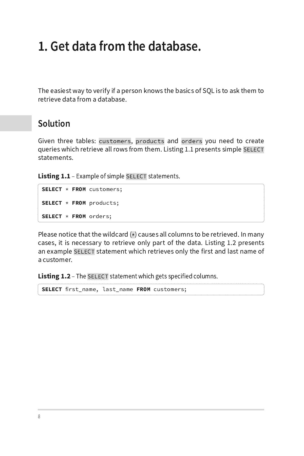 Fragment „Top 30 SQL Interview Coding Tasks with Winning Solutions” — strona 1 z 4