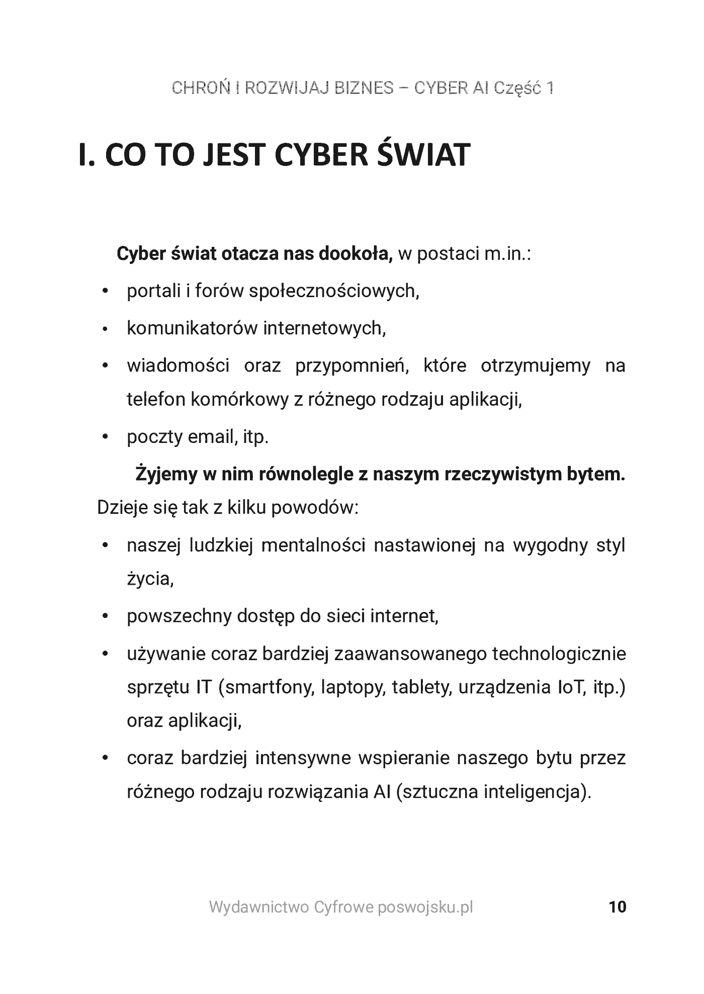 Fragment „CHROŃ I ROZWIJAJ BIZNES - CYBER AI Część 1 Wykorzystanie AI w bezpieczeństwie organizacji” — strona 11 z 30