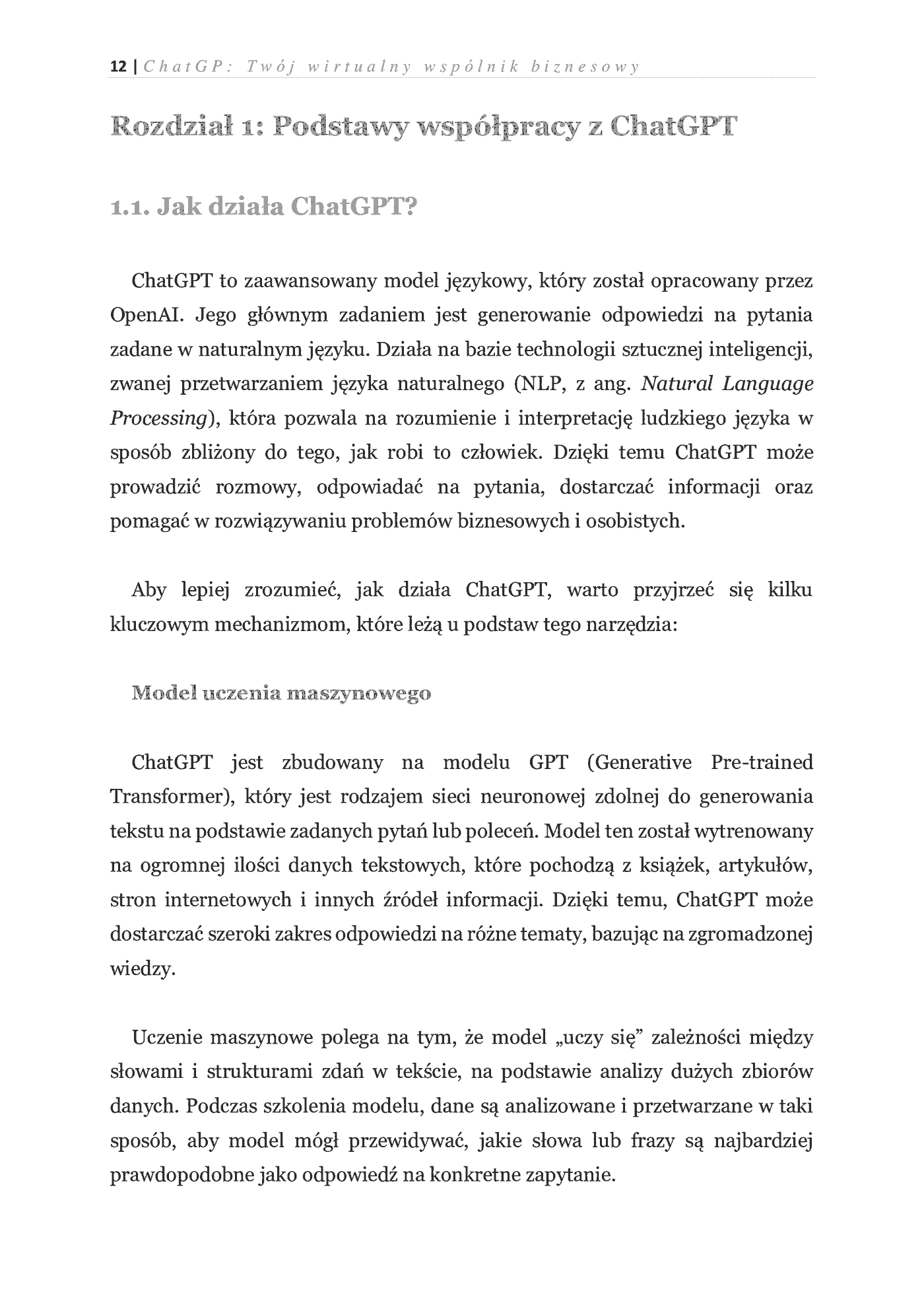 Fragment „ChatGPT: Twój wirtualny wspólnik biznesowy” — strona 6 z 8