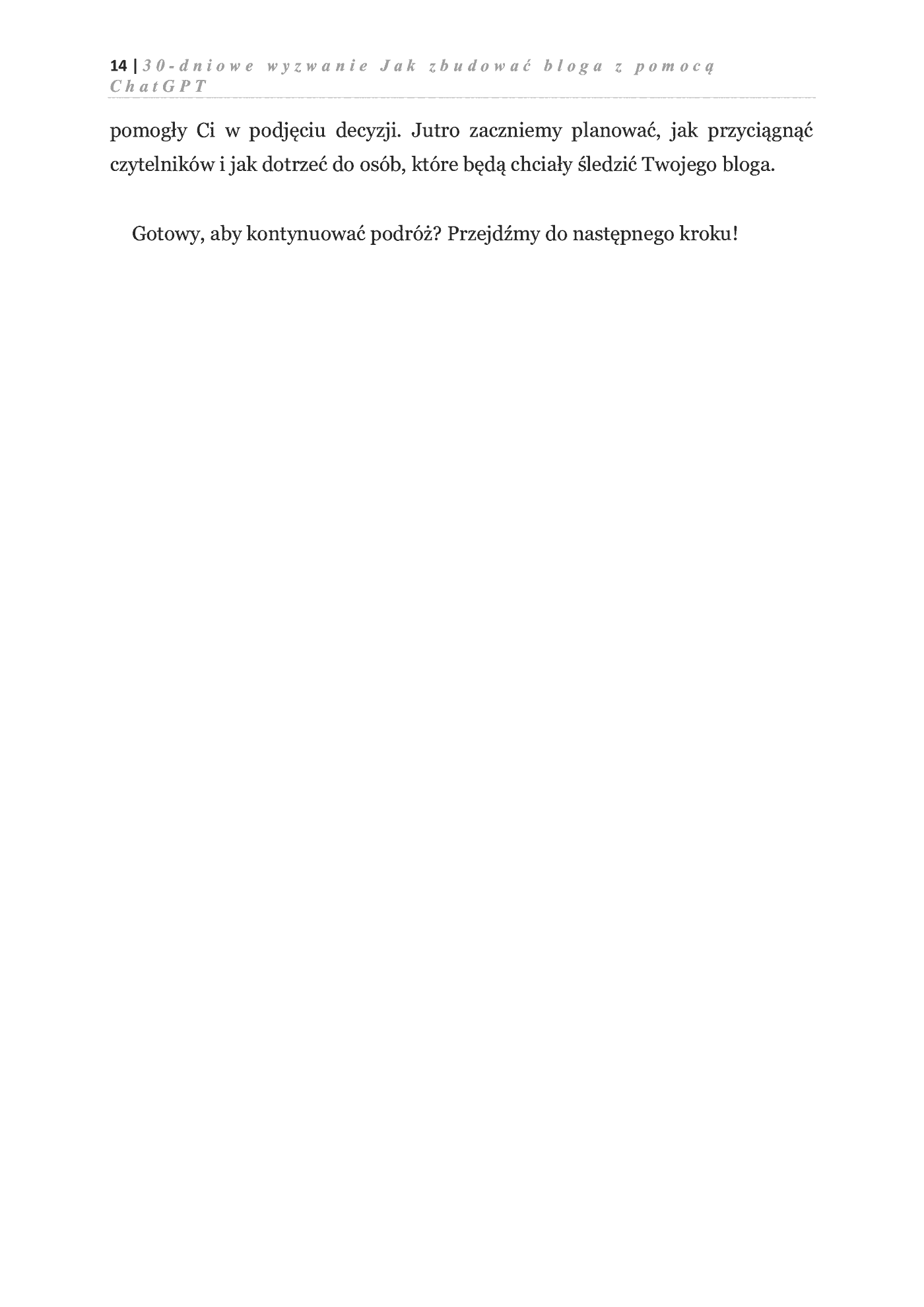 Fragment „30-dniowe wyzwanie: jak zbudować bloga z pomocą ChatGPT” — strona 11 z 11