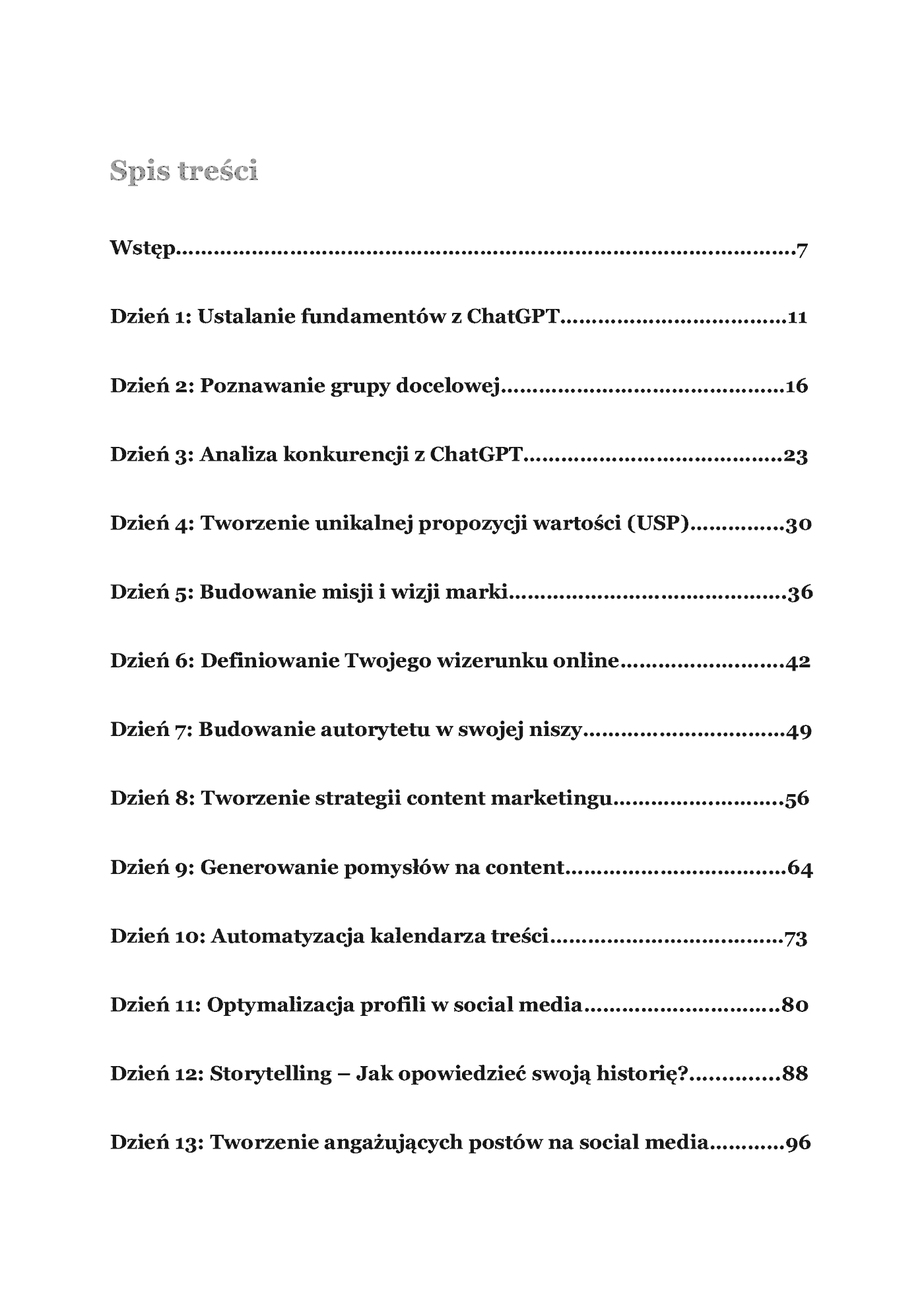 Fragment „30-dniowe wyzwanie: zbuduj markę osobistą z ChatGPT” — strona 1 z 11