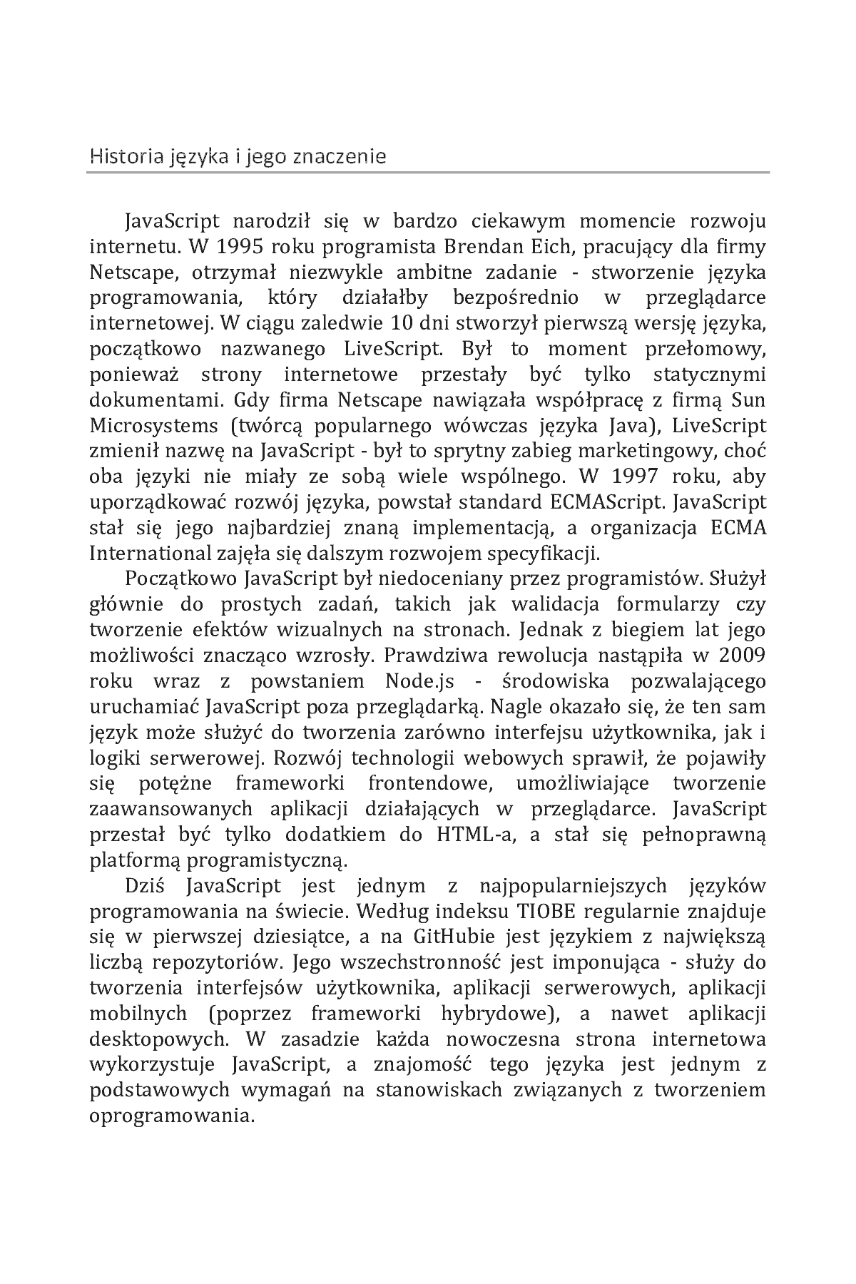 Fragment „Javascript od pierwszej linijki. Naucz się jak pisać gry, strony WWW i aplikacje internetowe!” — strona 10 z 20
