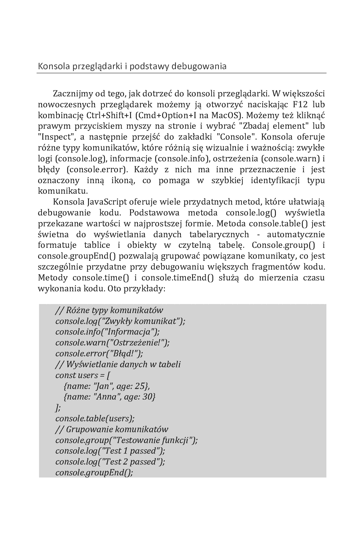 Fragment „Javascript od pierwszej linijki. Naucz się jak pisać gry, strony WWW i aplikacje internetowe!” — strona 14 z 20