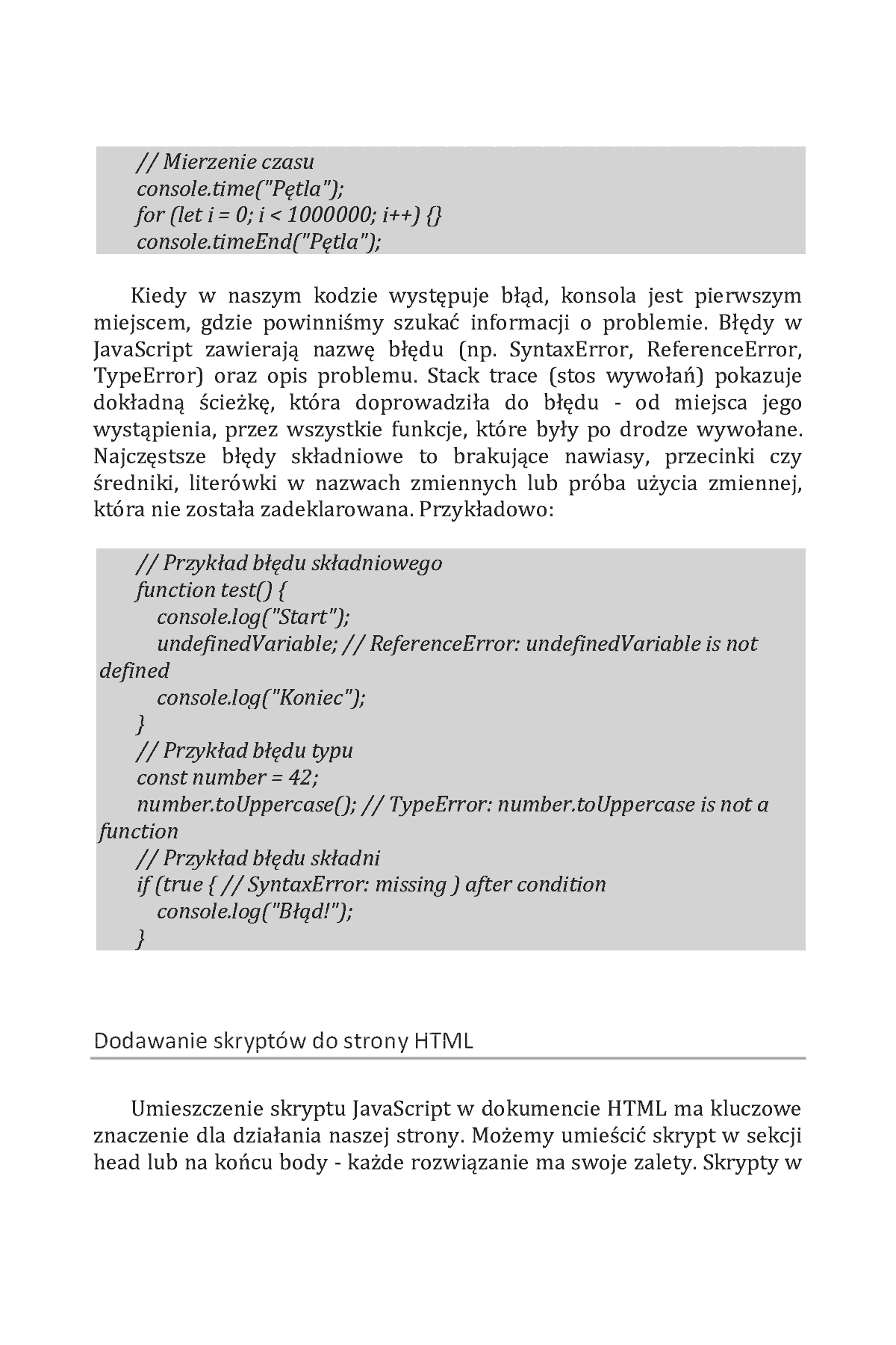 Fragment „Javascript od pierwszej linijki. Naucz się jak pisać gry, strony WWW i aplikacje internetowe!” — strona 15 z 20