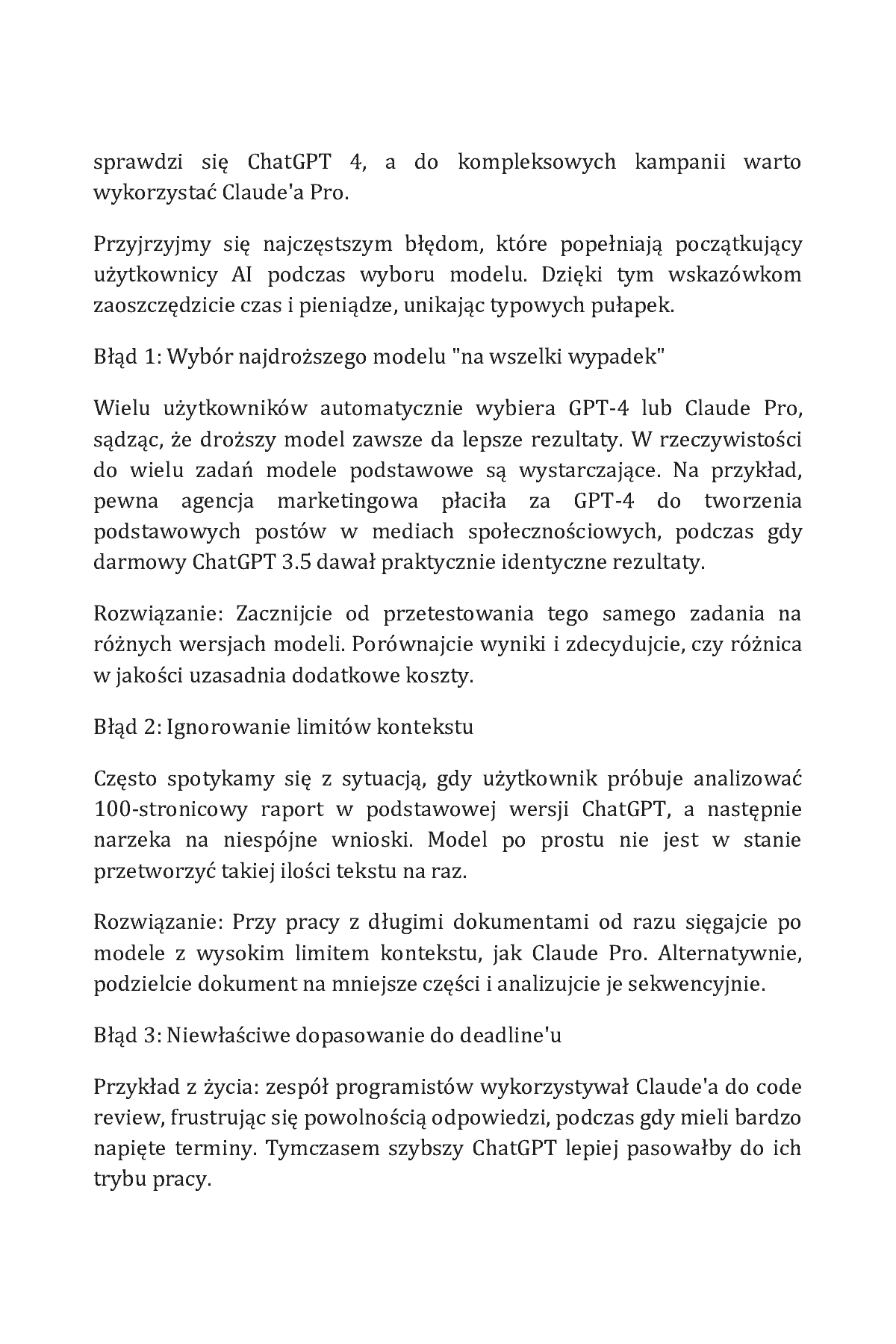 Fragment „Biblia AI. Sztuczna Inteligencja jako Twój osobisty asystent w każdym aspekcie życia” — strona 15 z 30