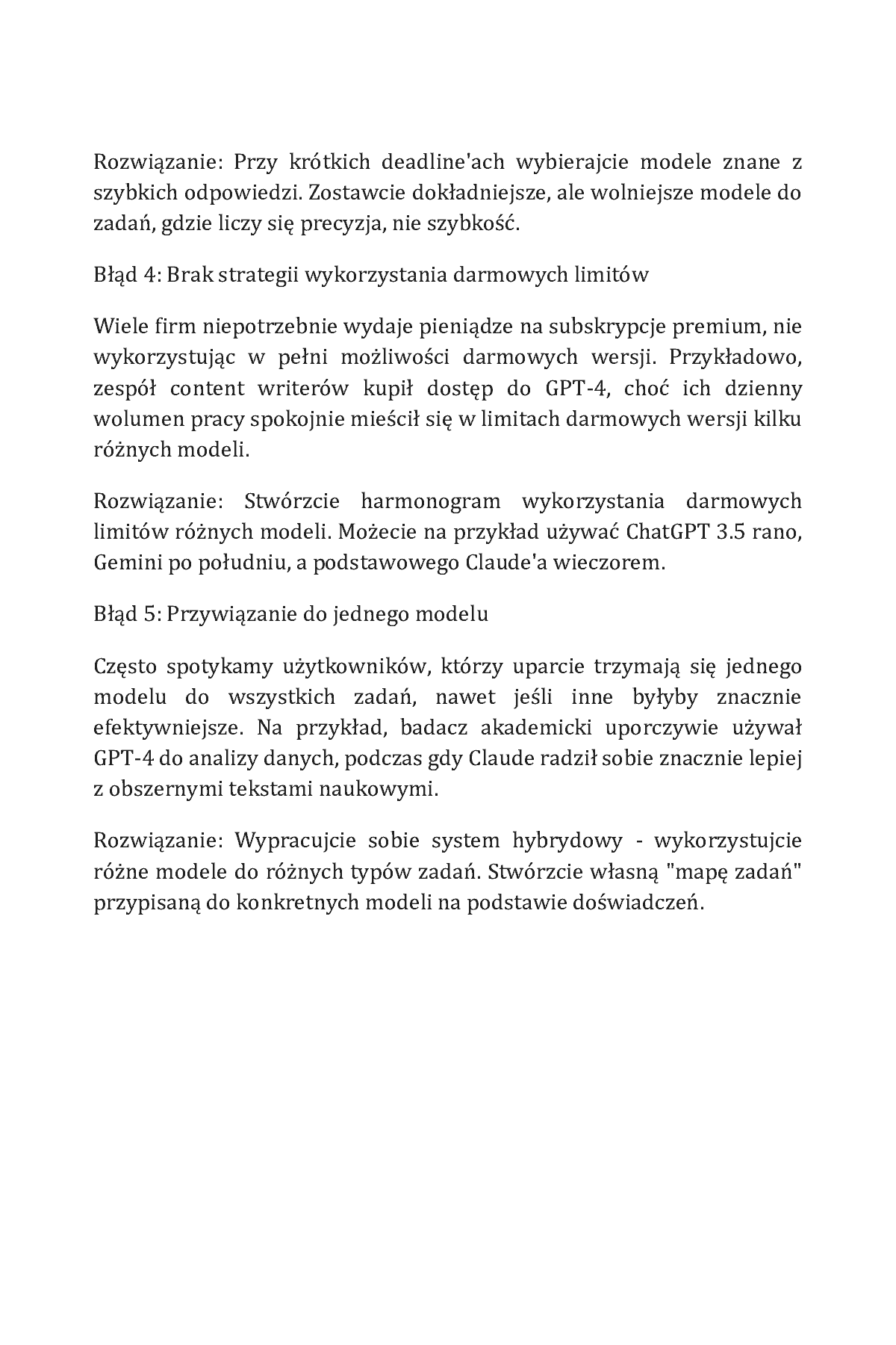 Fragment „Biblia AI. Sztuczna Inteligencja jako Twój osobisty asystent w każdym aspekcie życia” — strona 16 z 30