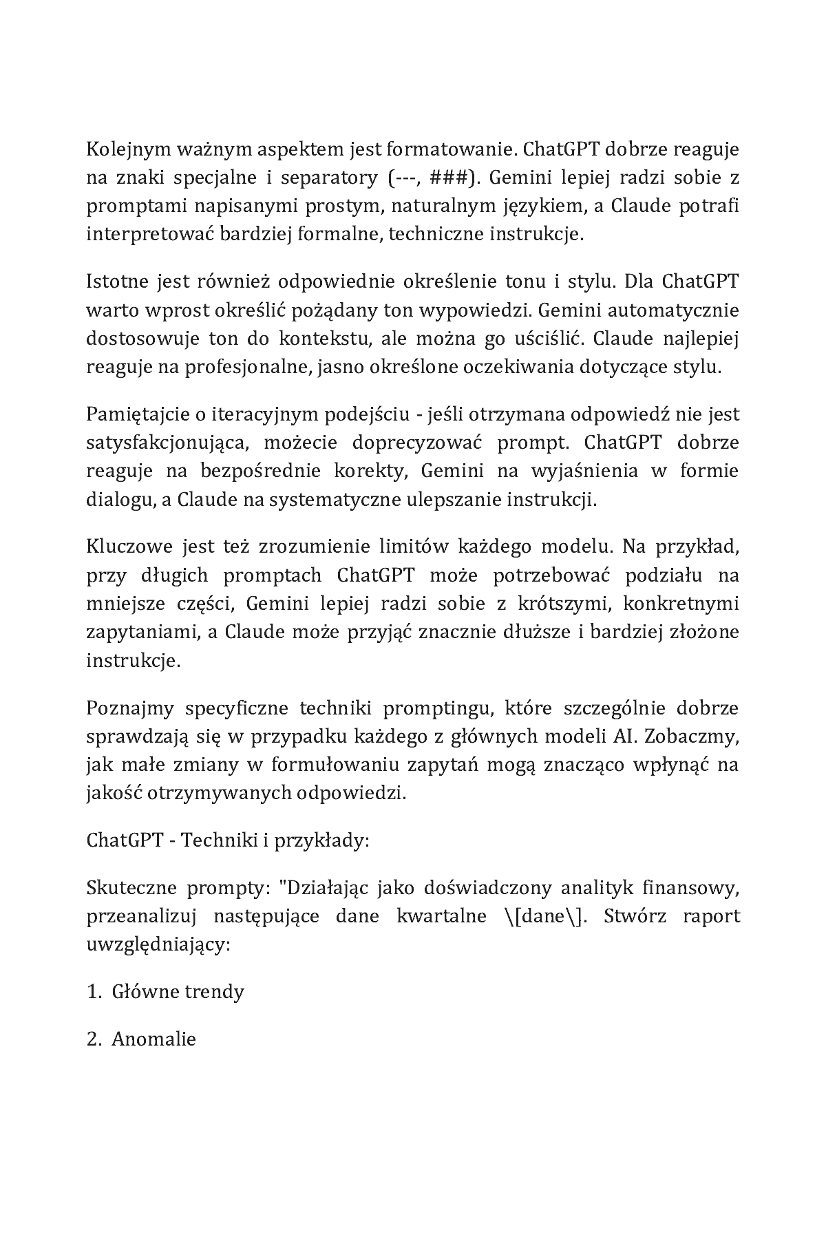 Fragment „Biblia AI. Sztuczna Inteligencja jako Twój osobisty asystent w każdym aspekcie życia” — strona 18 z 30