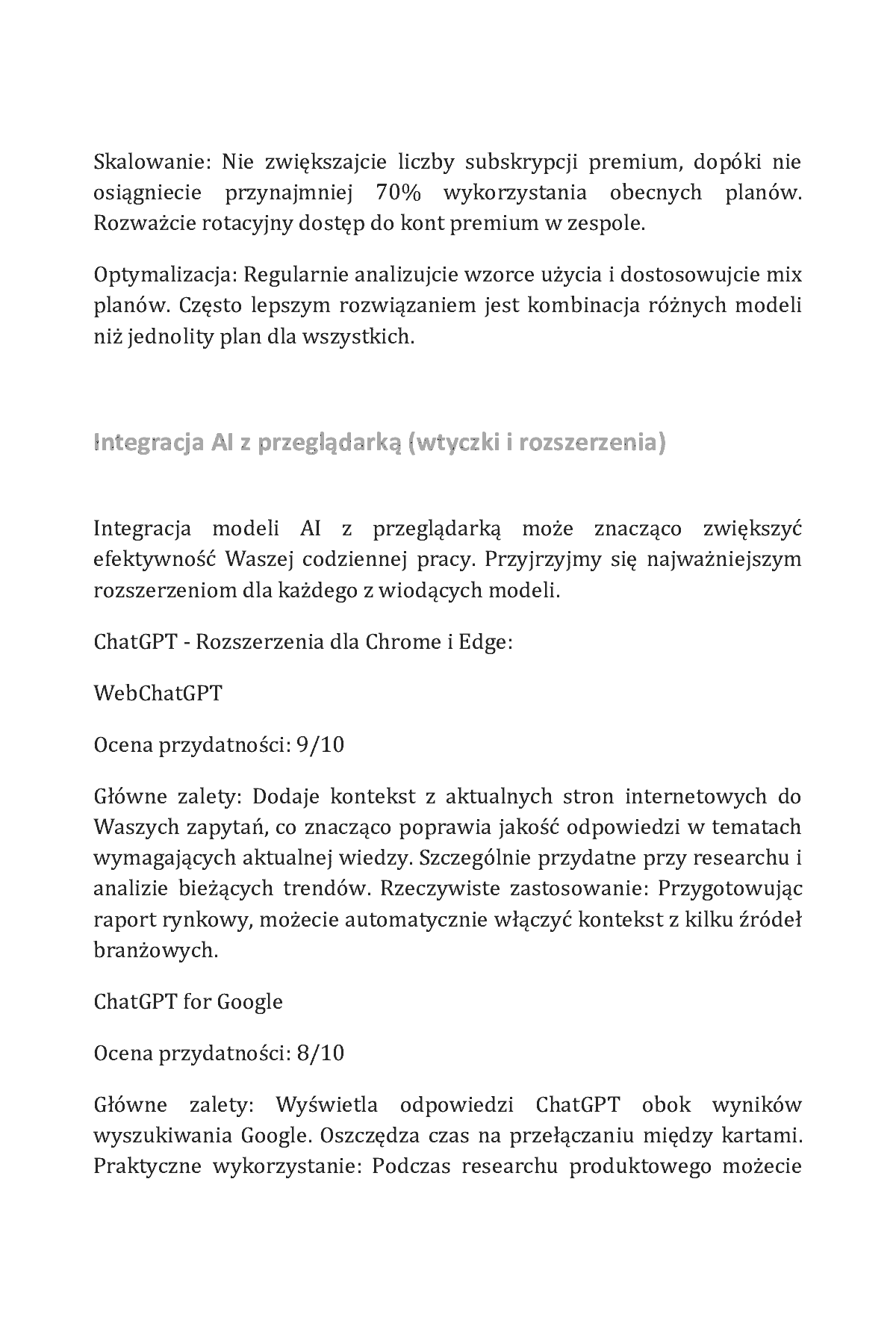 Fragment „Biblia AI. Sztuczna Inteligencja jako Twój osobisty asystent w każdym aspekcie życia” — strona 29 z 30