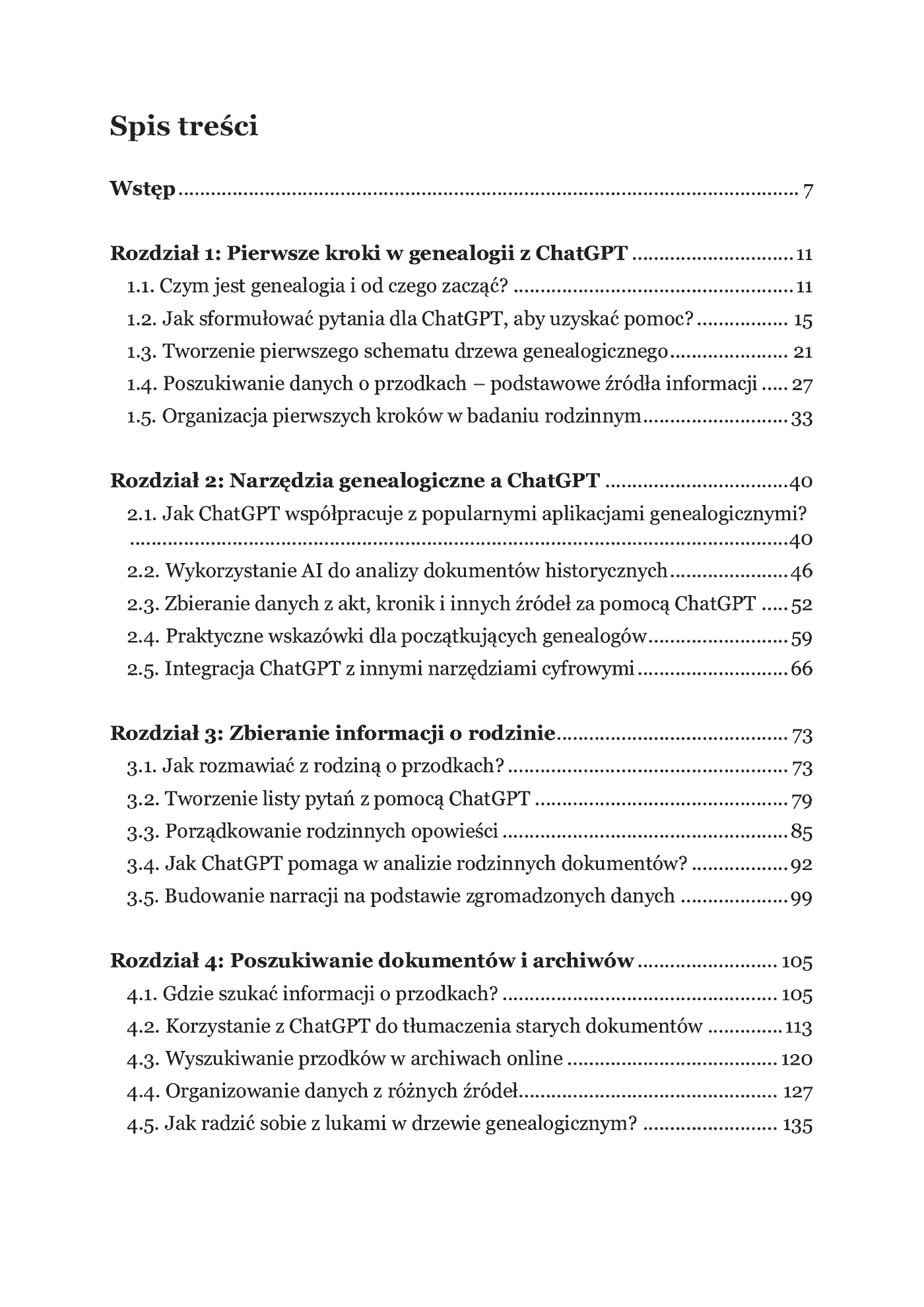 Fragment „Odkryj własne korzenie z ChatGPT: Przewodnik po genealogii dla początkujących i zaawansowanych” — strona 1 z 12