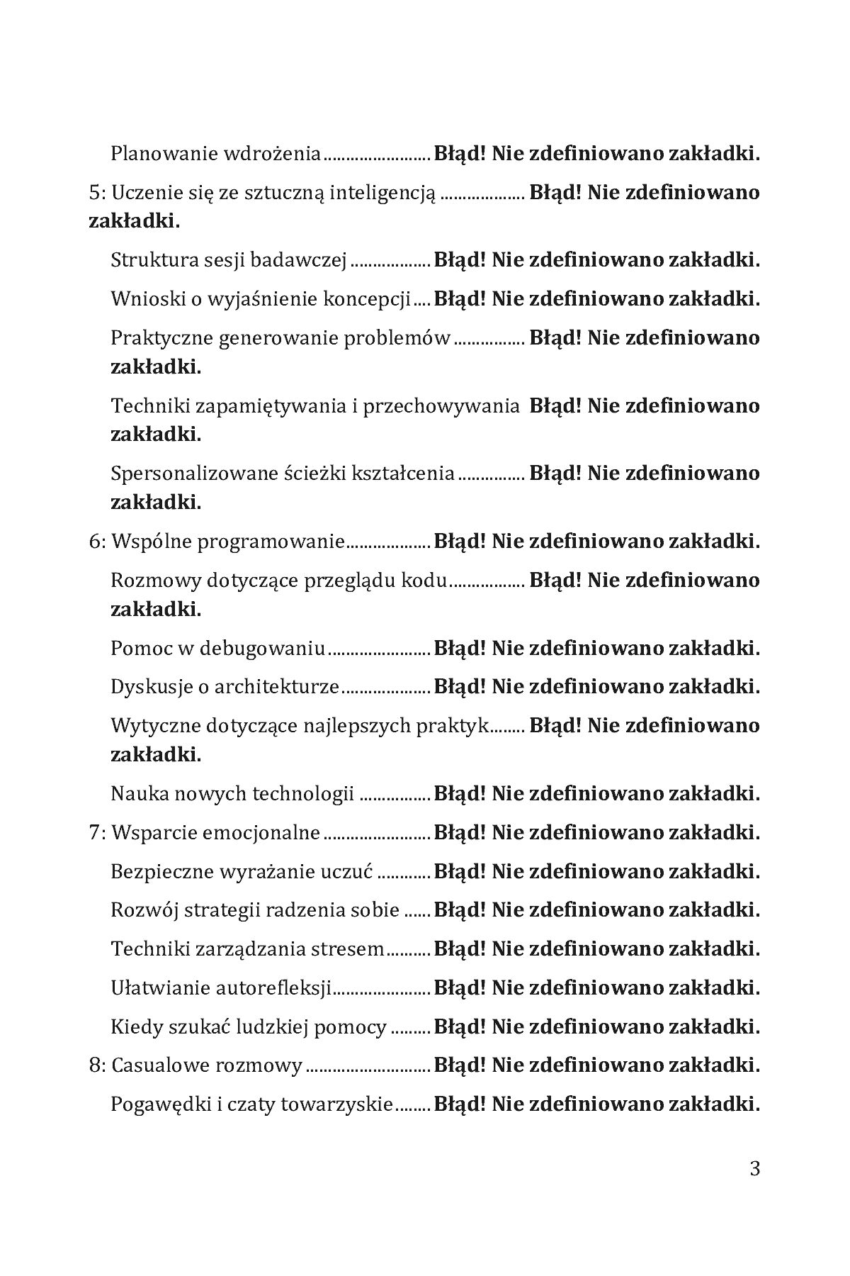 Fragment „Jak rozmawiać ze sztuczną inteligencją. Proste wskazówki, jak prowadzić rozmowy z chatbotami AI w biznesie, karierze, edukacji, nauce, programowaniu i codziennym życiu” — strona 3 z 30