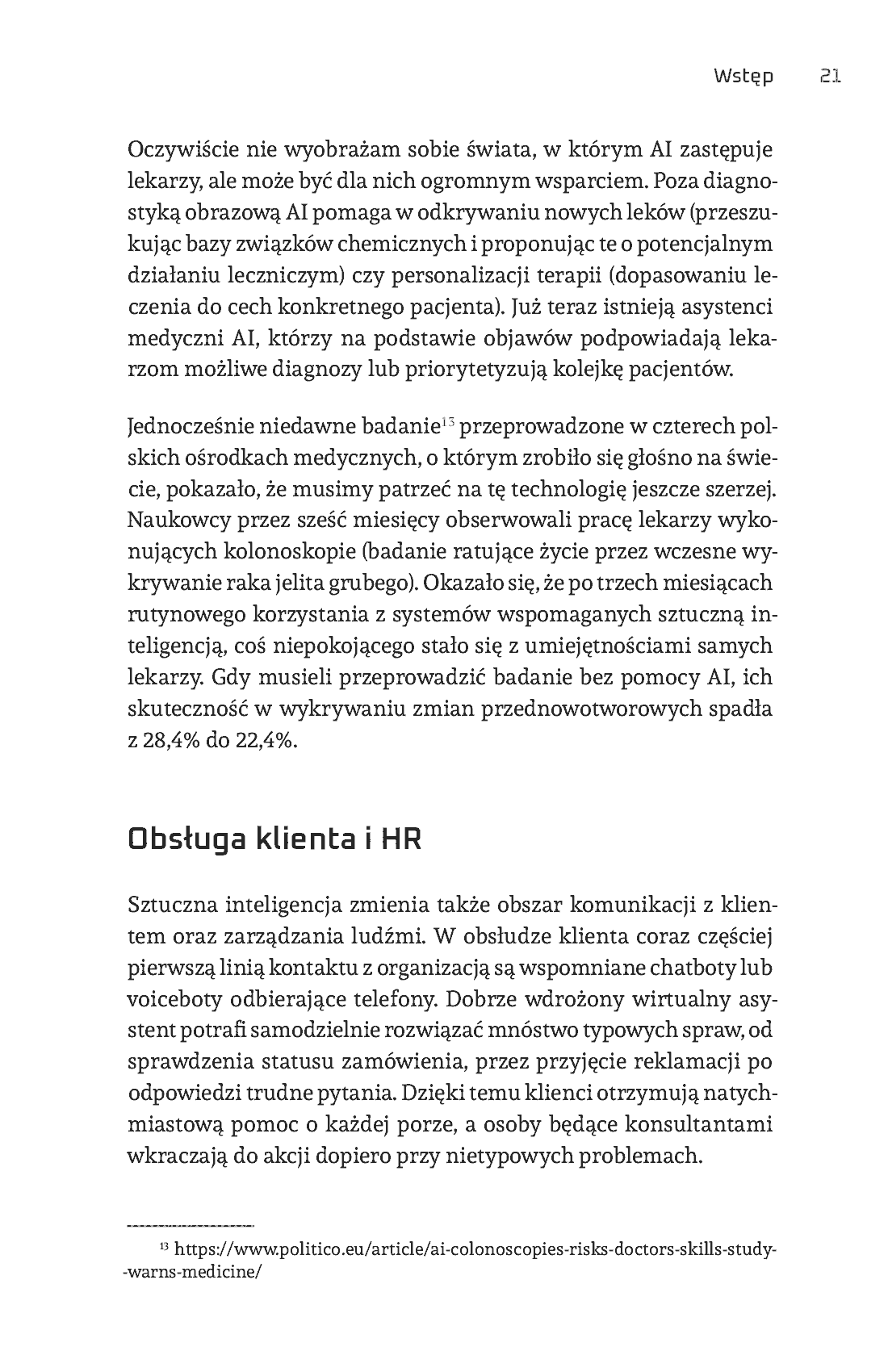 Fragment „AI-AUGMENTED ORGANIZATION: Poradnik dla liderów, jak stworzyć firmę, w której sztuczna inteligencja wzmacnia ludzi, a nie ich zastępuje” — strona 22 z 24