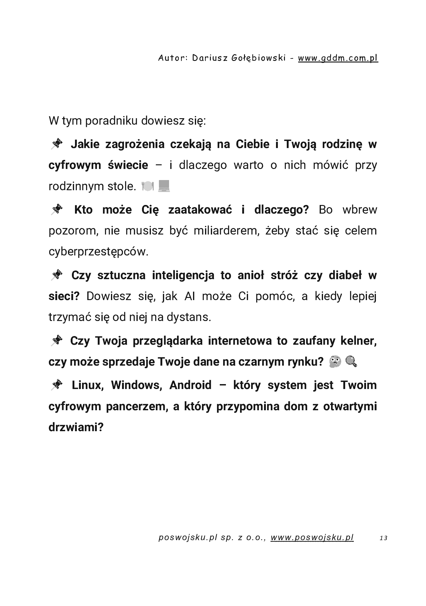 Fragment „Twoje bezpieczeństwo w świecie cyber i AI Część 1 Wprowadzenie 2026” — strona 14 z 30