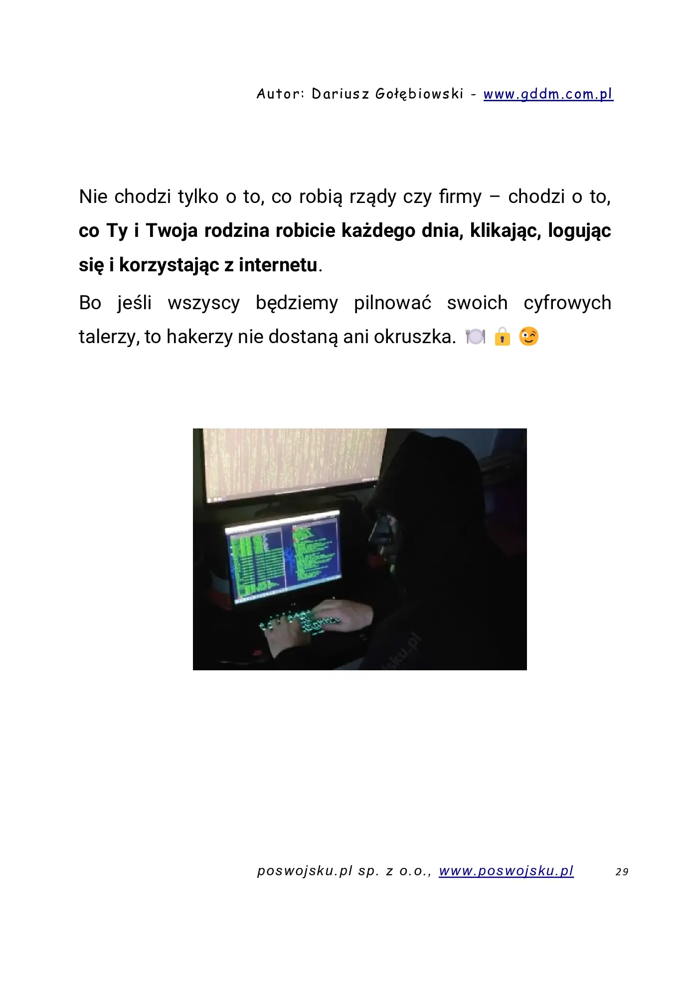 Fragment „Twoje bezpieczeństwo w świecie cyber i AI Część 1 Wprowadzenie 2026” — strona 30 z 30
