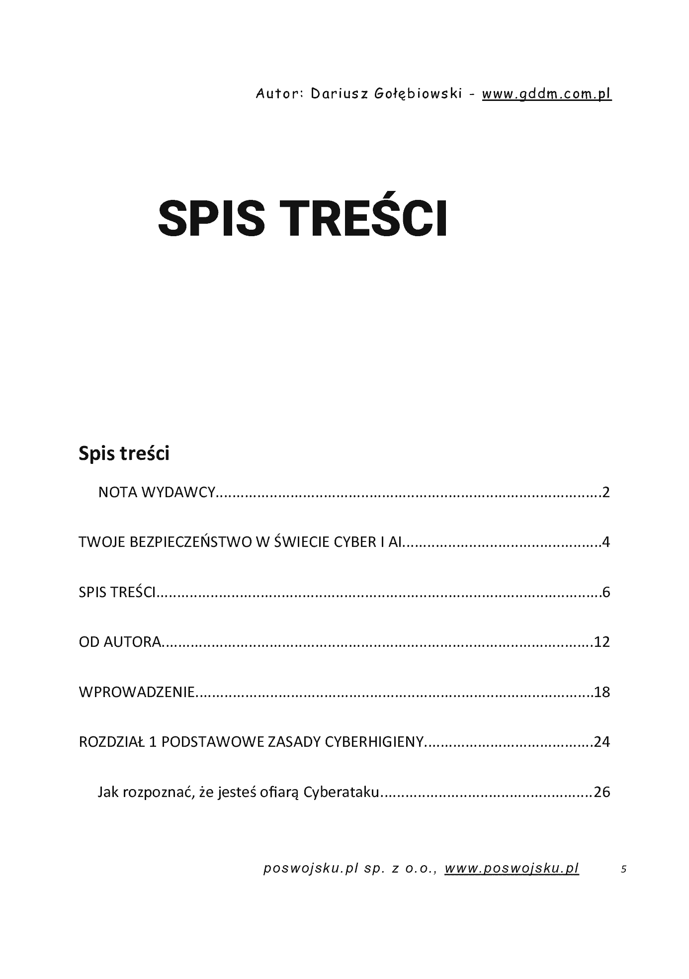 Fragment „Twoje bezpieczeństwo w świecie cyber i AI 2026 Część 2 Cyberhigiena” — strona 6 z 30