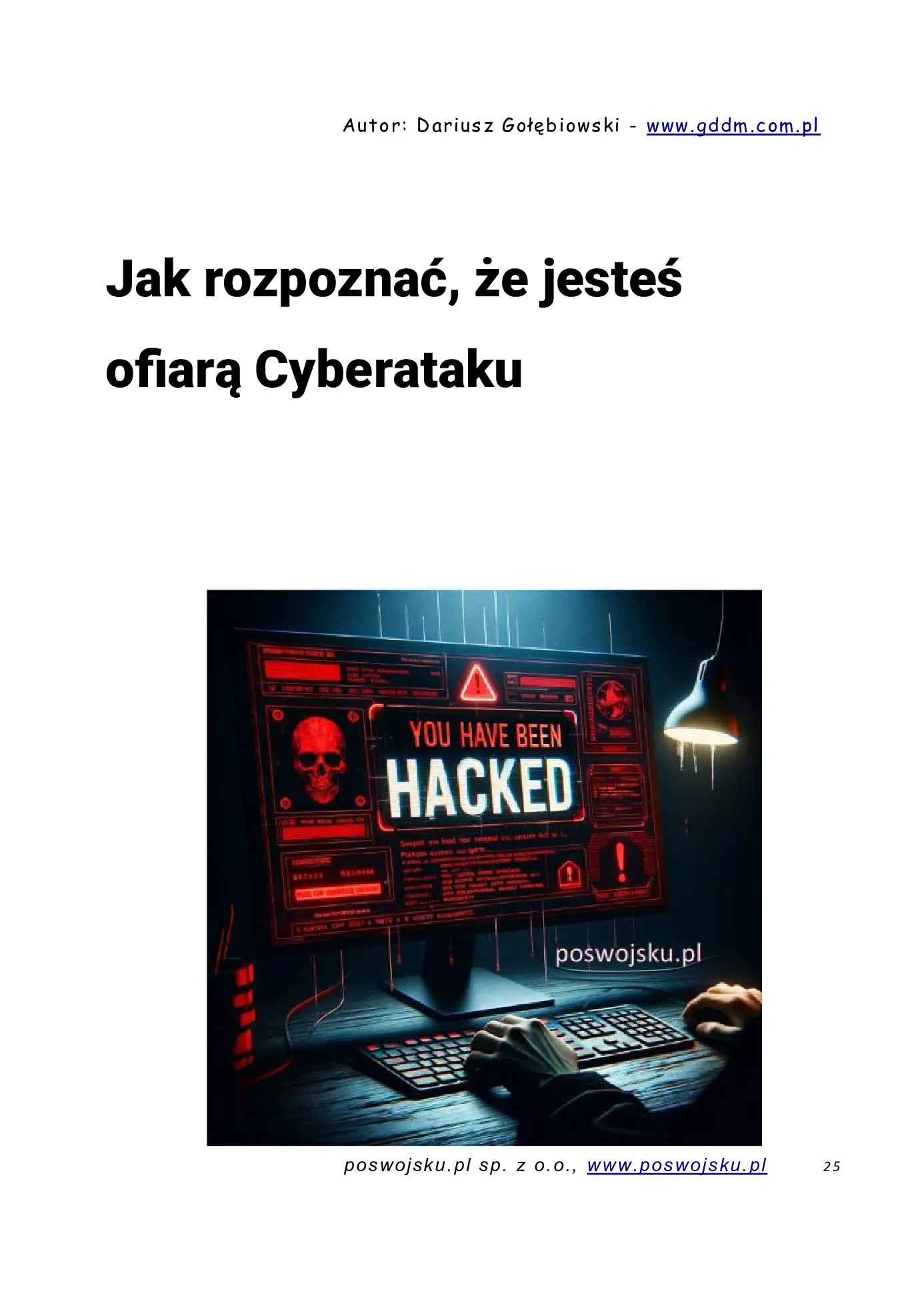 Fragment „Twoje bezpieczeństwo w świecie cyber i AI 2026 Część 2 Cyberhigiena” — strona 26 z 30