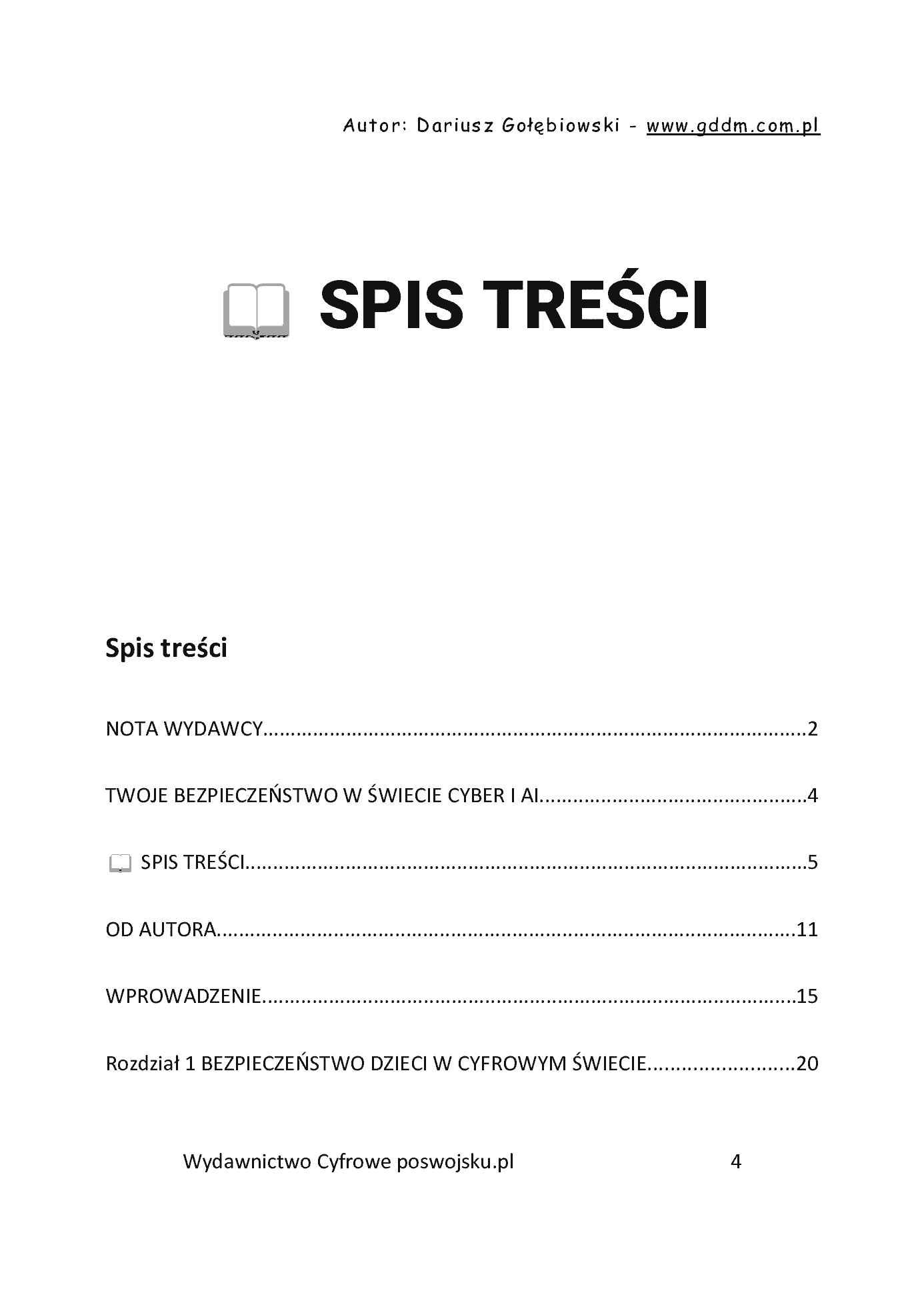 Fragment „Twoje bezpieczeństwo w świecie cyber i AI 2026 Część 3 Dziecko i Ty” — strona 5 z 30