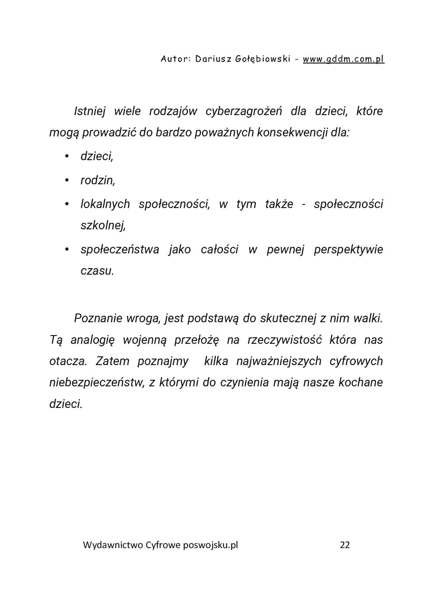 Fragment „Twoje bezpieczeństwo w świecie cyber i AI 2026 Część 3 Dziecko i Ty” — strona 23 z 30