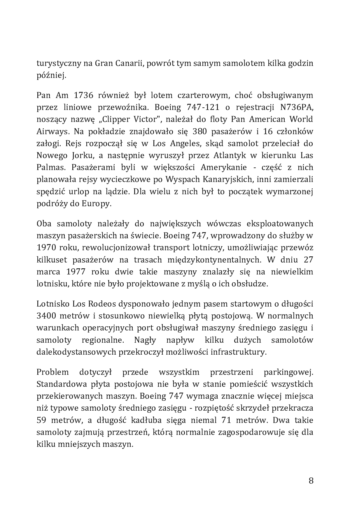 Fragment „Największe katastrofy lotnicze w historii. Nie czytaj w samolocie!” — strona 8 z 29