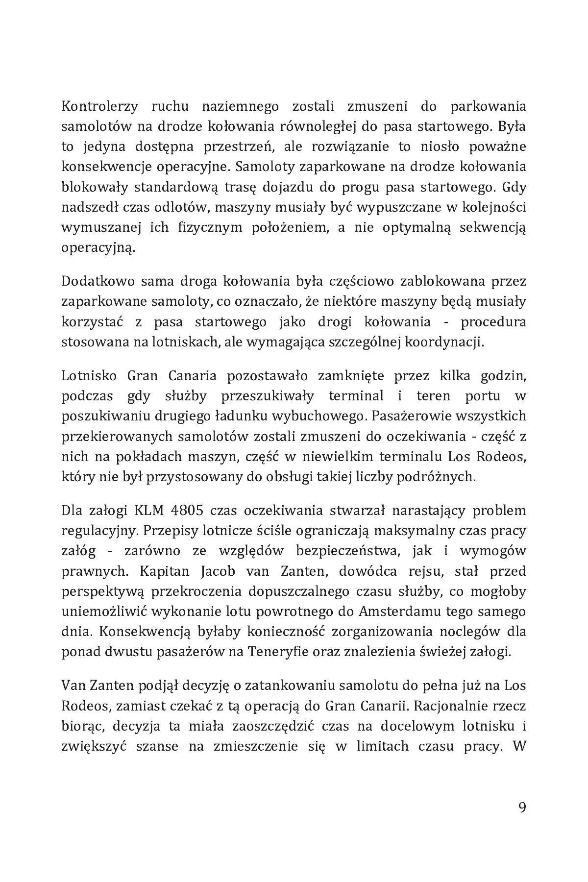 Fragment „Największe katastrofy lotnicze w historii. Nie czytaj w samolocie!” — strona 9 z 29
