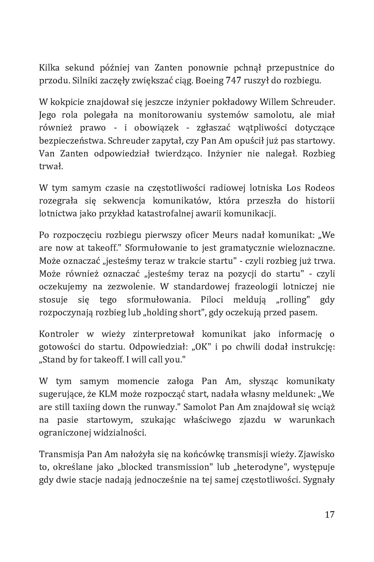 Fragment „Największe katastrofy lotnicze w historii. Nie czytaj w samolocie!” — strona 17 z 29