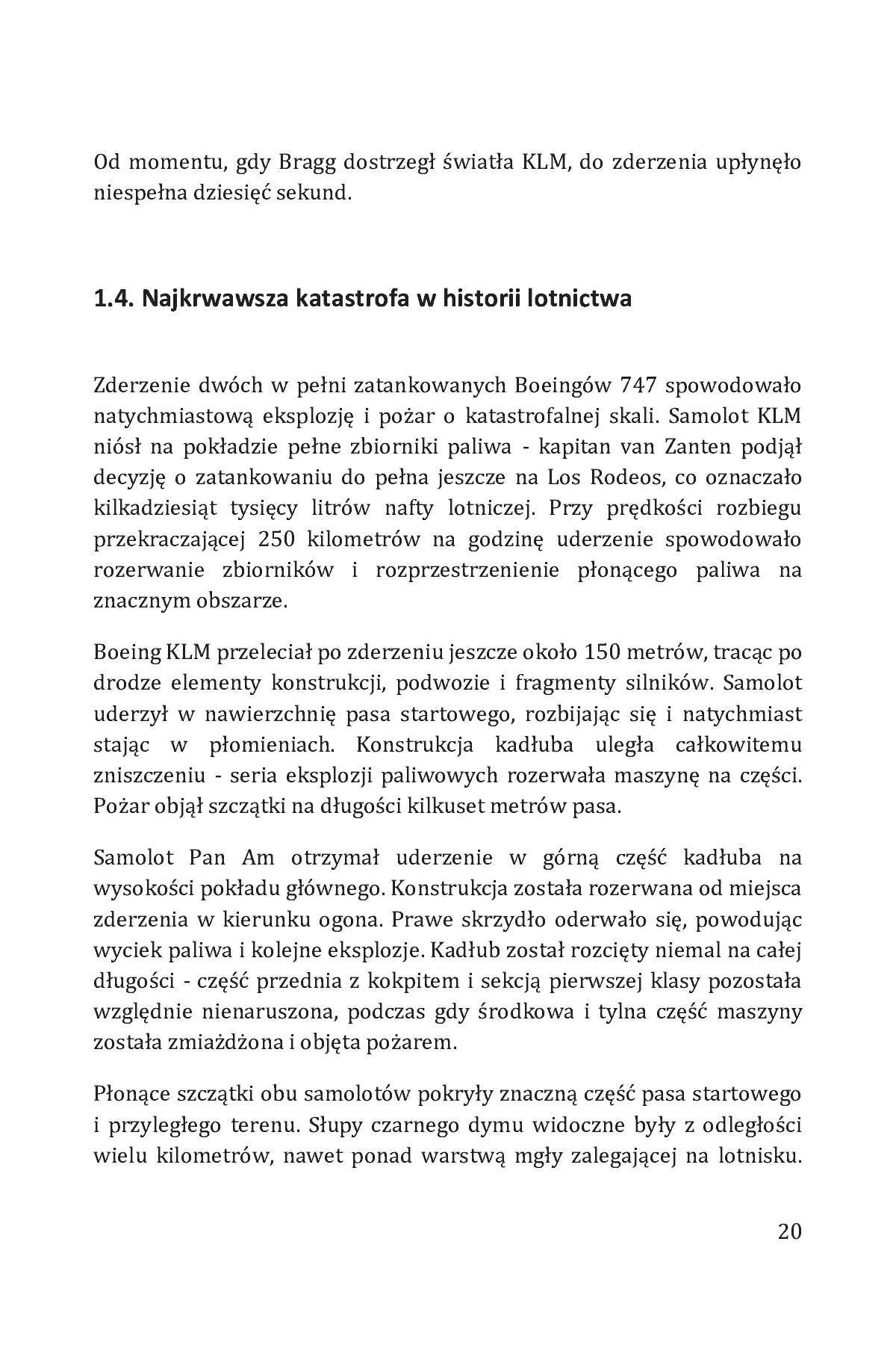 Fragment „Największe katastrofy lotnicze w historii. Nie czytaj w samolocie!” — strona 20 z 29