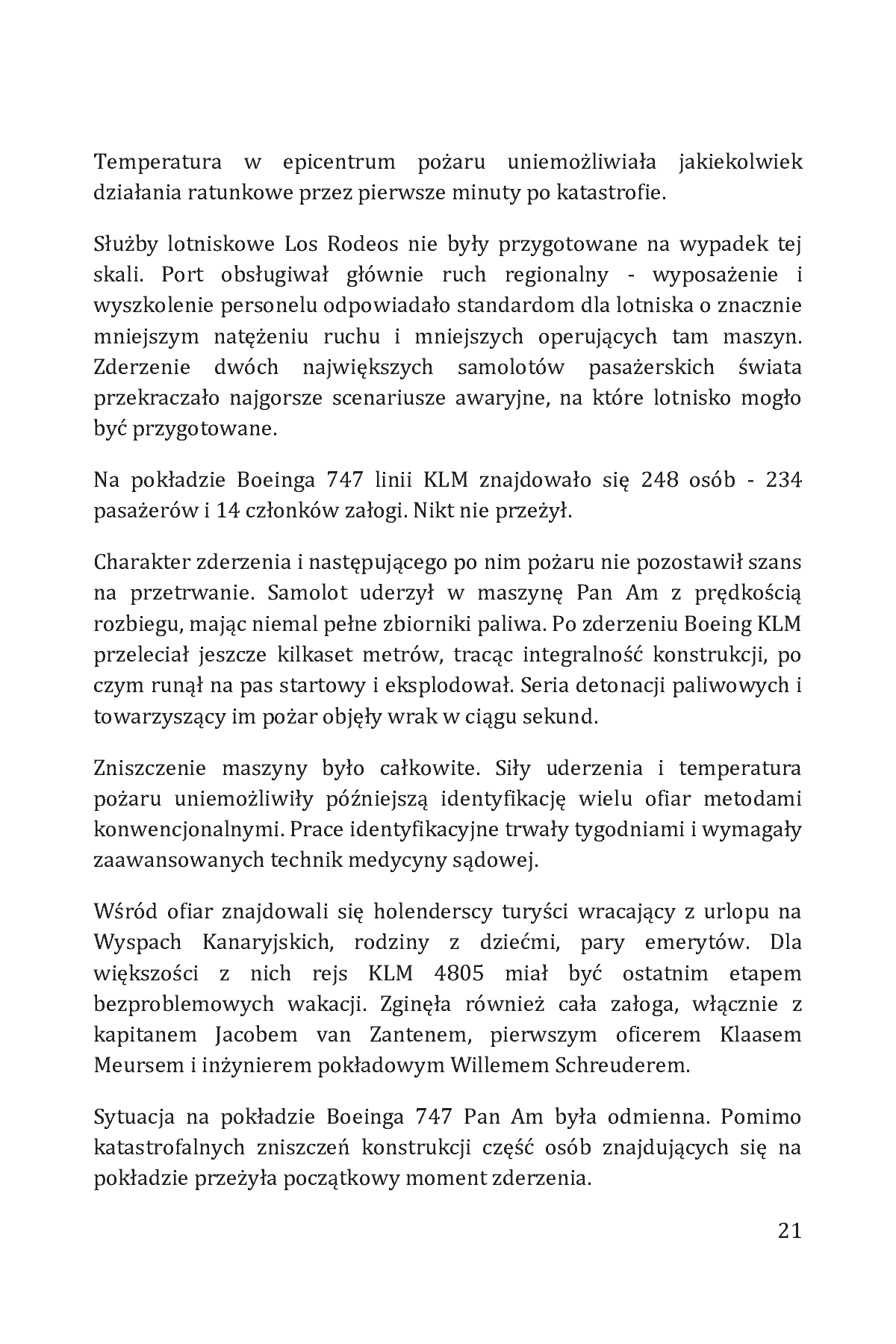 Fragment „Największe katastrofy lotnicze w historii. Nie czytaj w samolocie!” — strona 21 z 29