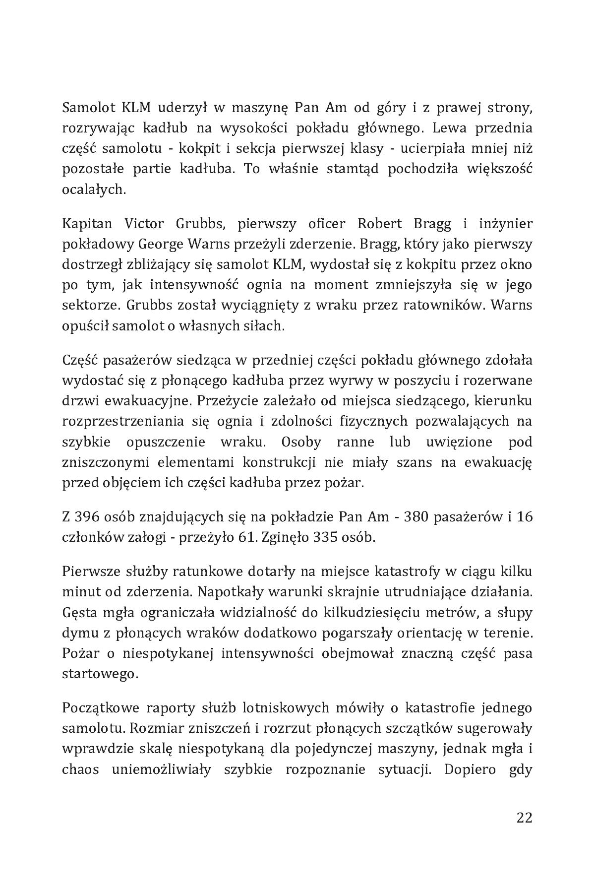 Fragment „Największe katastrofy lotnicze w historii. Nie czytaj w samolocie!” — strona 22 z 29