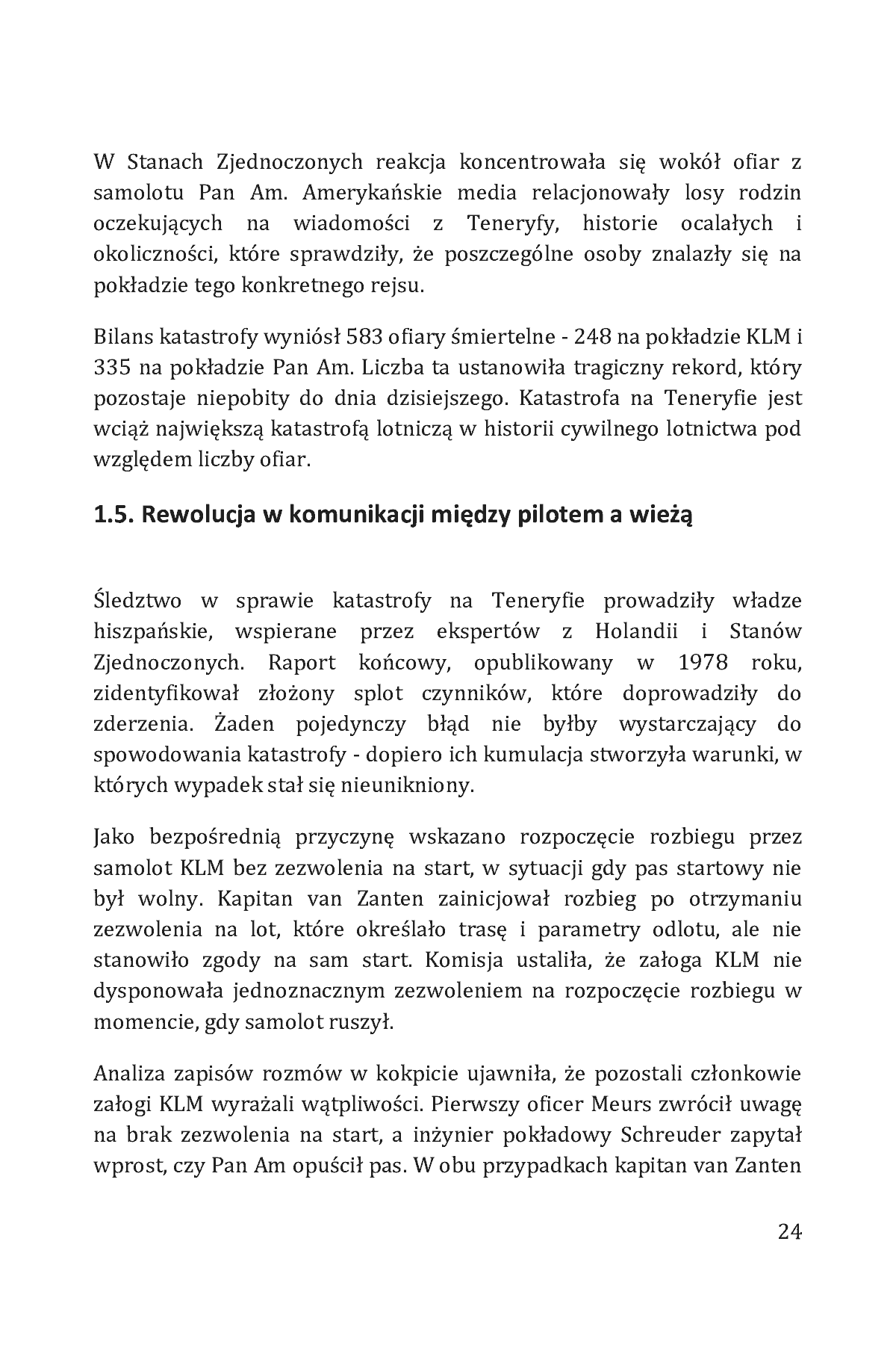 Fragment „Największe katastrofy lotnicze w historii. Nie czytaj w samolocie!” — strona 24 z 29