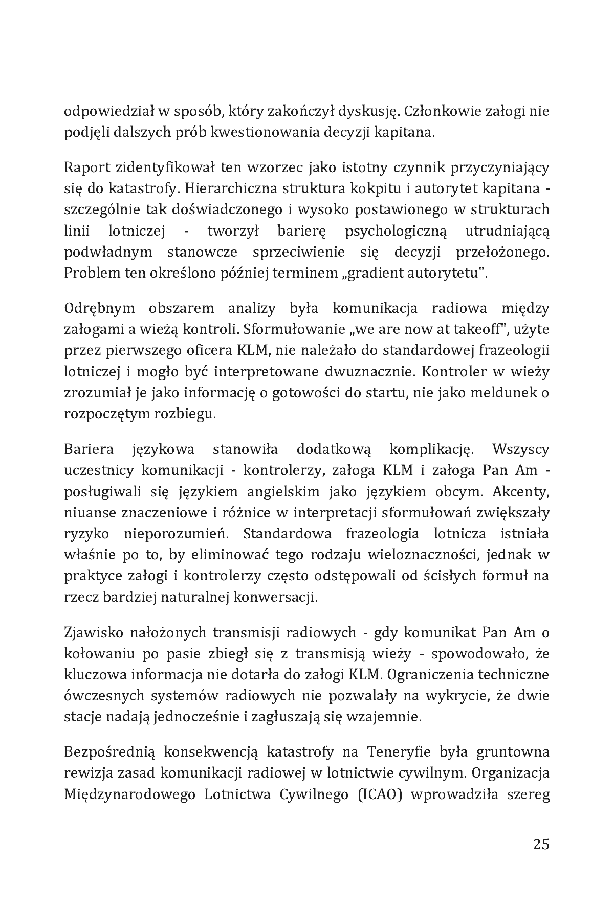 Fragment „Największe katastrofy lotnicze w historii. Nie czytaj w samolocie!” — strona 25 z 29