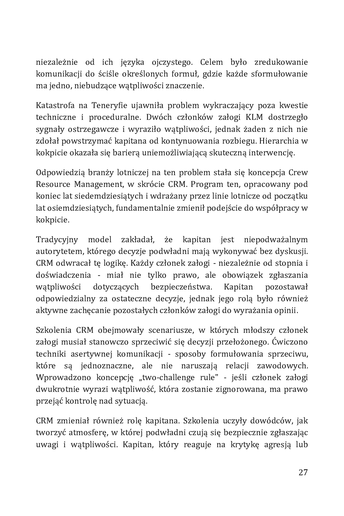 Fragment „Największe katastrofy lotnicze w historii. Nie czytaj w samolocie!” — strona 27 z 29
