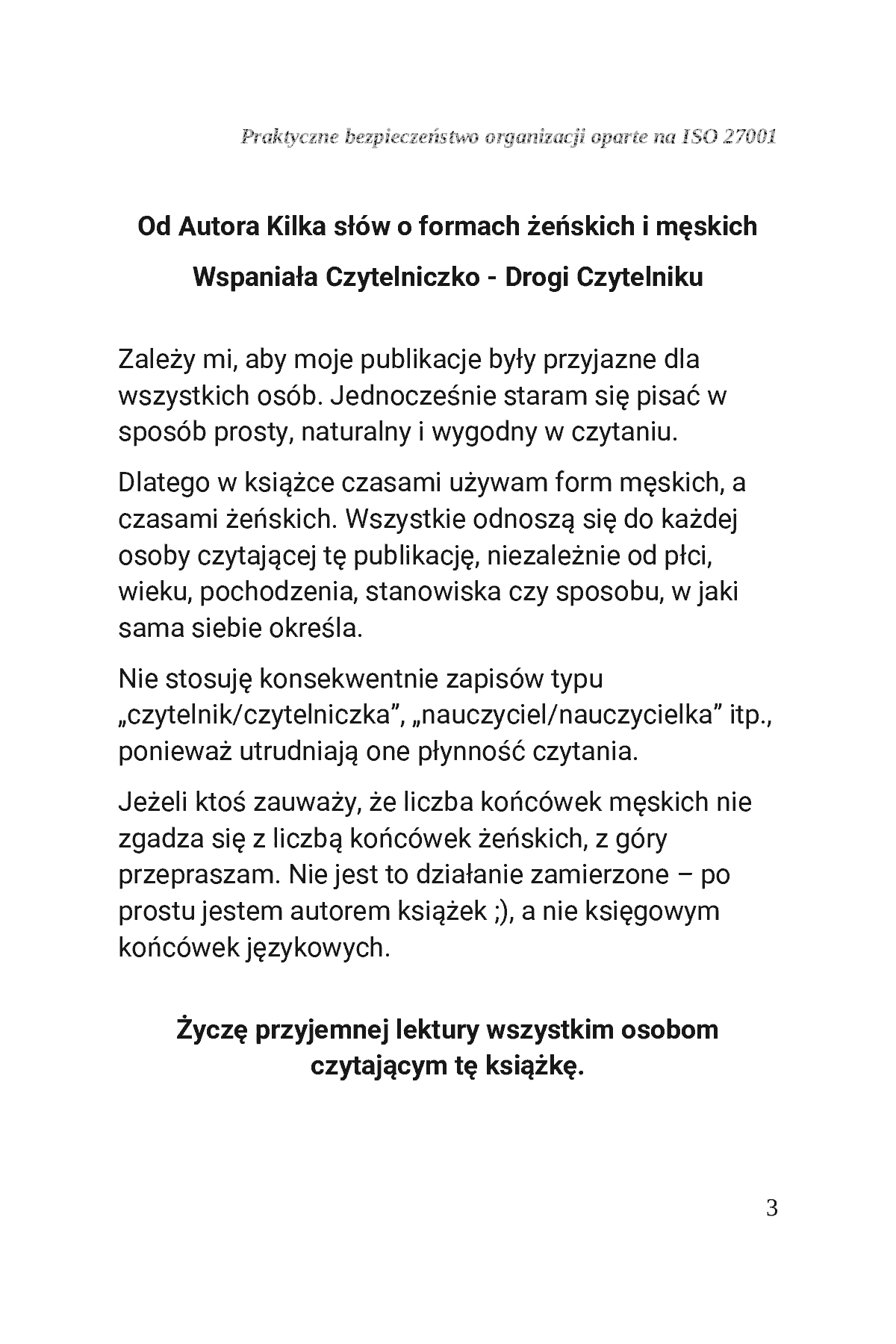 Fragment „Praktyczne bezpieczeństwo organizacji oparte na podejściu ISO/IEC 27001” — strona 4 z 30