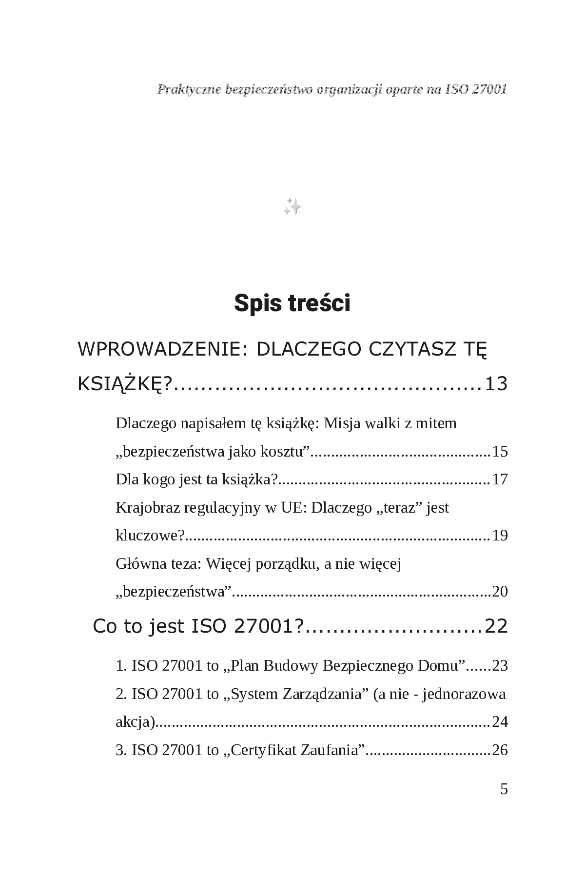 Fragment „Praktyczne bezpieczeństwo organizacji oparte na podejściu ISO/IEC 27001” — strona 6 z 30