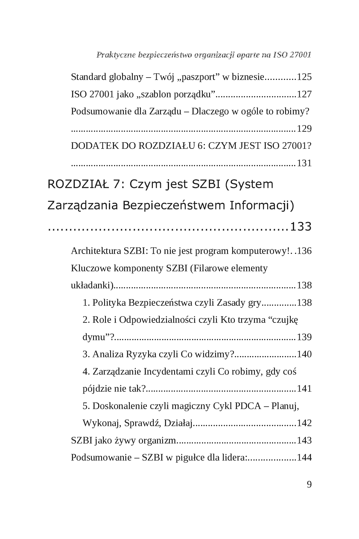 Fragment „Praktyczne bezpieczeństwo organizacji oparte na podejściu ISO/IEC 27001” — strona 10 z 30