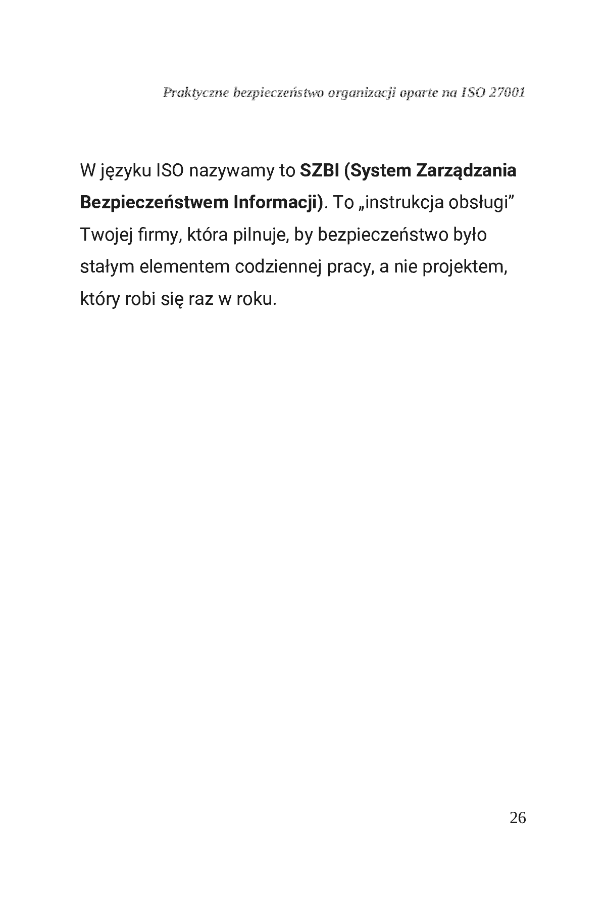 Fragment „Praktyczne bezpieczeństwo organizacji oparte na podejściu ISO/IEC 27001” — strona 27 z 30