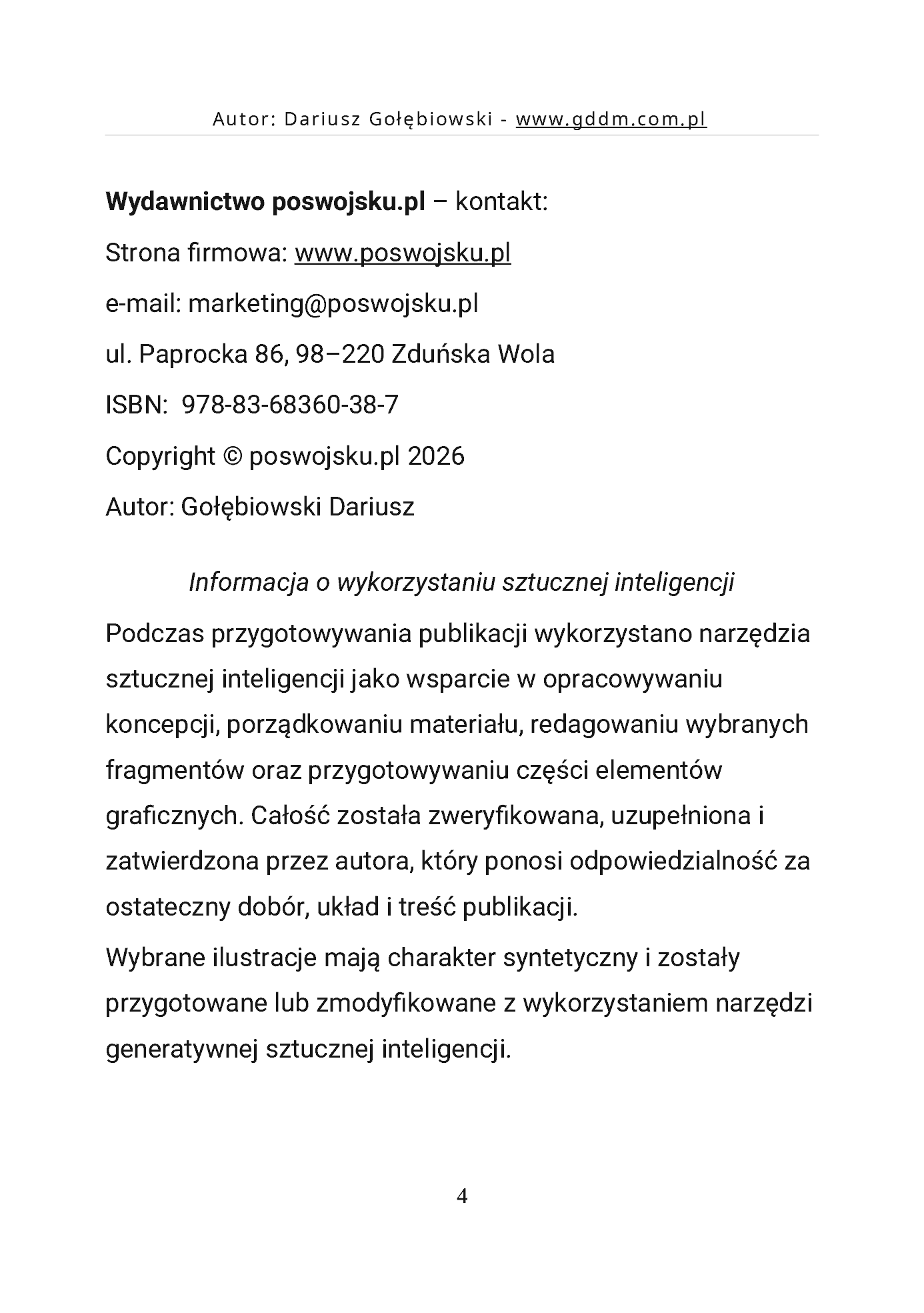 Fragment „AI W EDUKACJI CZĘŚĆ 2 PRAKTYCZNE POMYSŁY PRAWNE UWARUNKOWANIA dla edukatorów i edukatorek” — strona 4 z 30