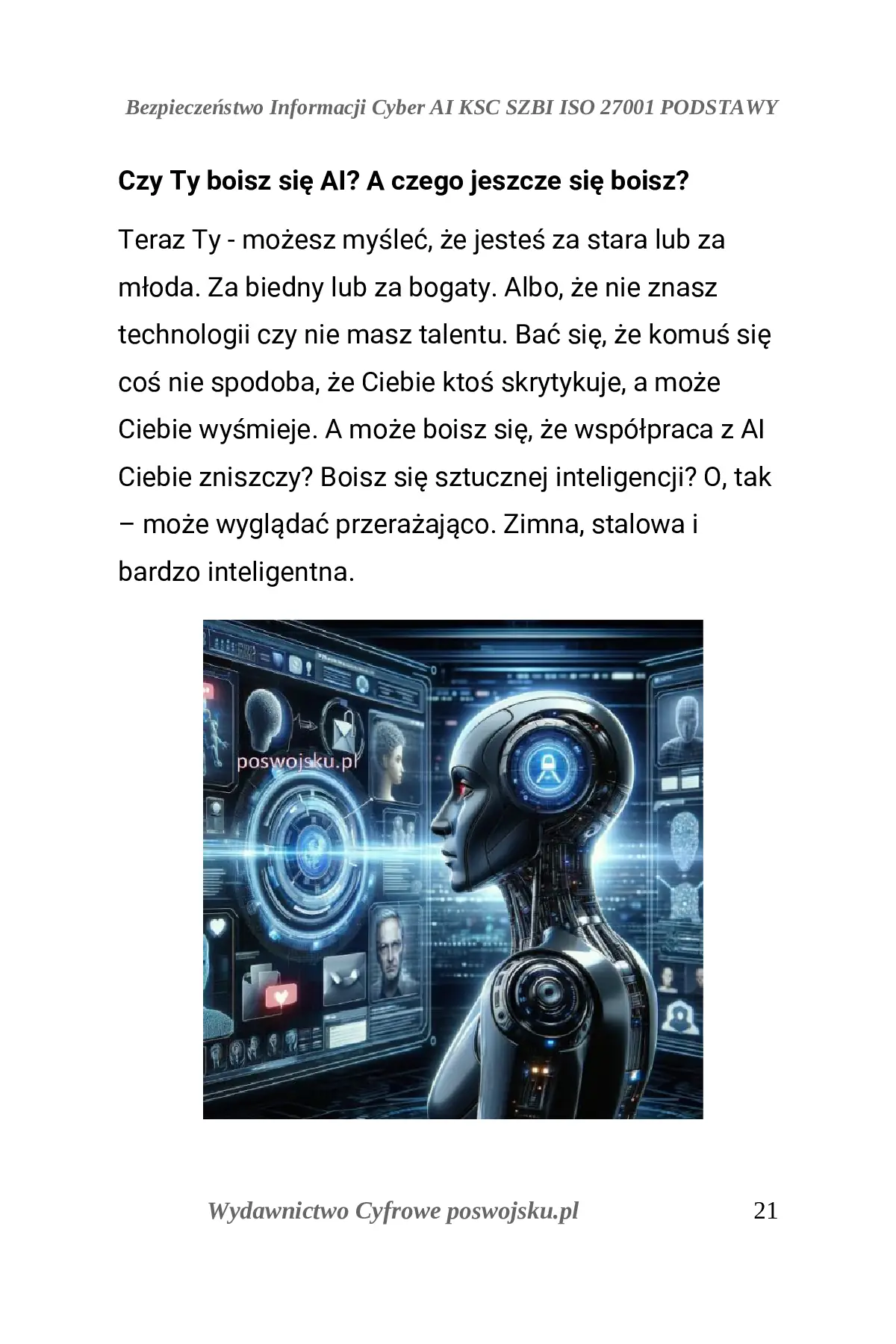Fragment „ZROBIŁEM KOMIKS Z AI I BEZPŁATNYMI PROGRAMAMI. Od pomysłu, przez AI, Kritę i Scribusa, do własnego komiksu” — strona 22 z 30