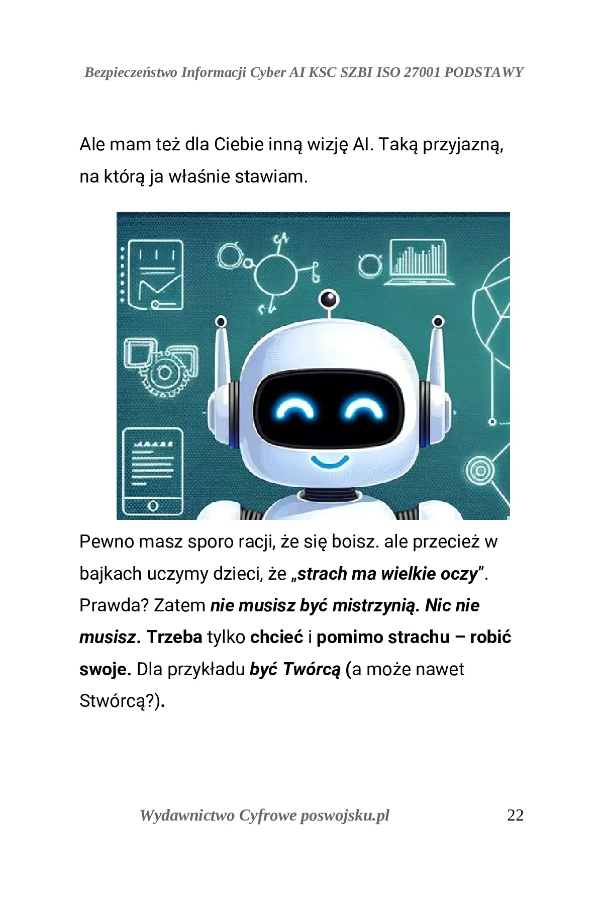 Fragment „ZROBIŁEM KOMIKS Z AI I BEZPŁATNYMI PROGRAMAMI. Od pomysłu, przez AI, Kritę i Scribusa, do własnego komiksu” — strona 23 z 30