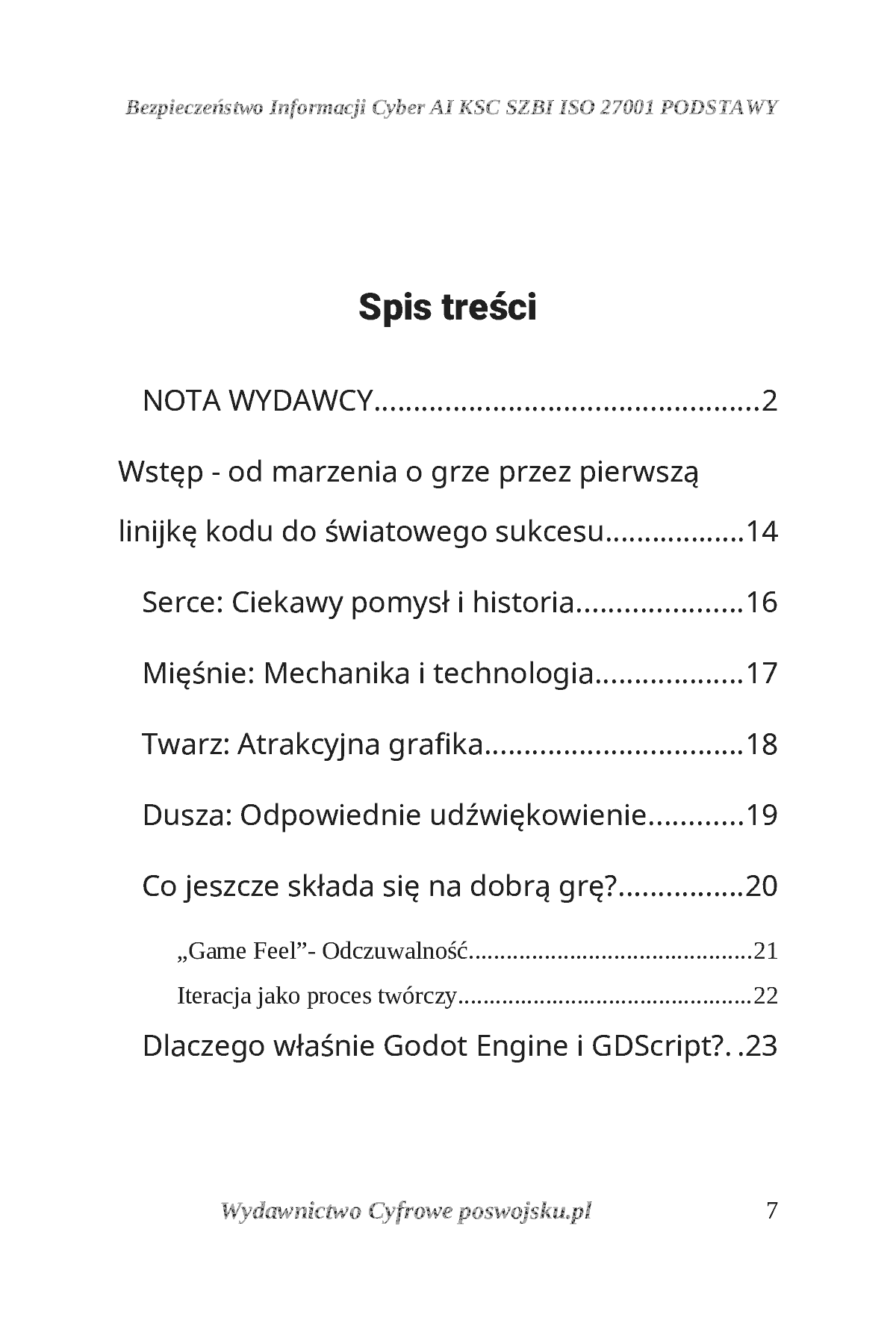 Fragment „GODOT ENGINE I GDSCRIPT POSWOJSKU Część 1: Wprowadzenie do świata gier i pierwsze skrypty” — strona 8 z 30