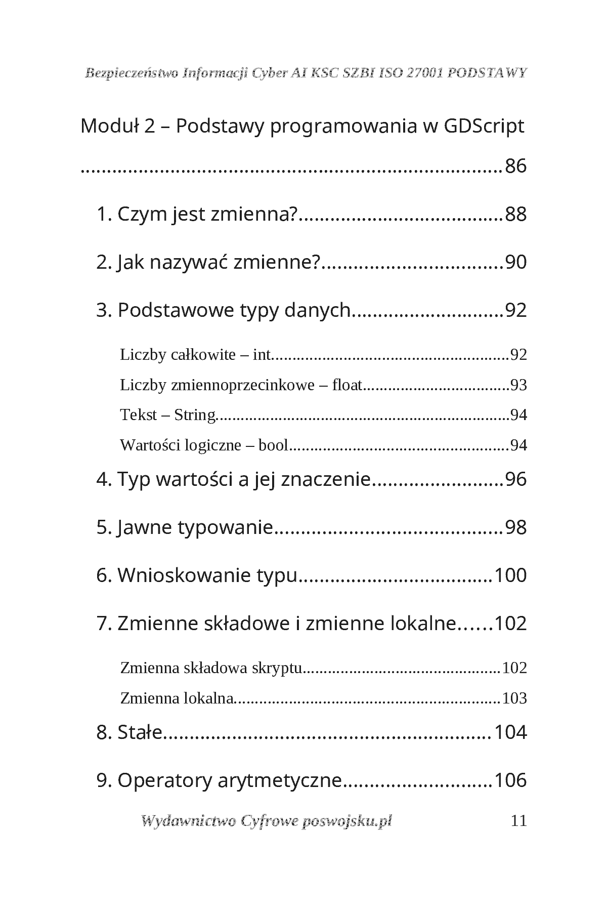 Fragment „GODOT ENGINE I GDSCRIPT POSWOJSKU Część 1: Wprowadzenie do świata gier i pierwsze skrypty” — strona 12 z 30