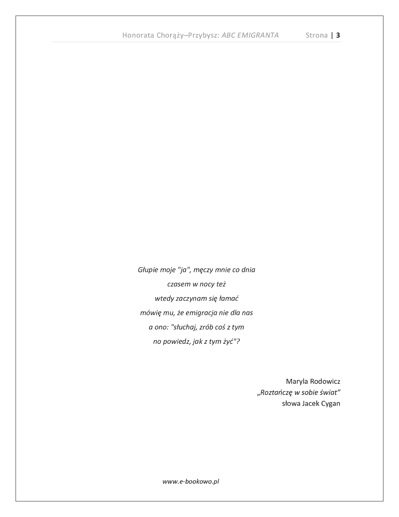 Fragment „ABC Emigranta” — strona 3 z 30