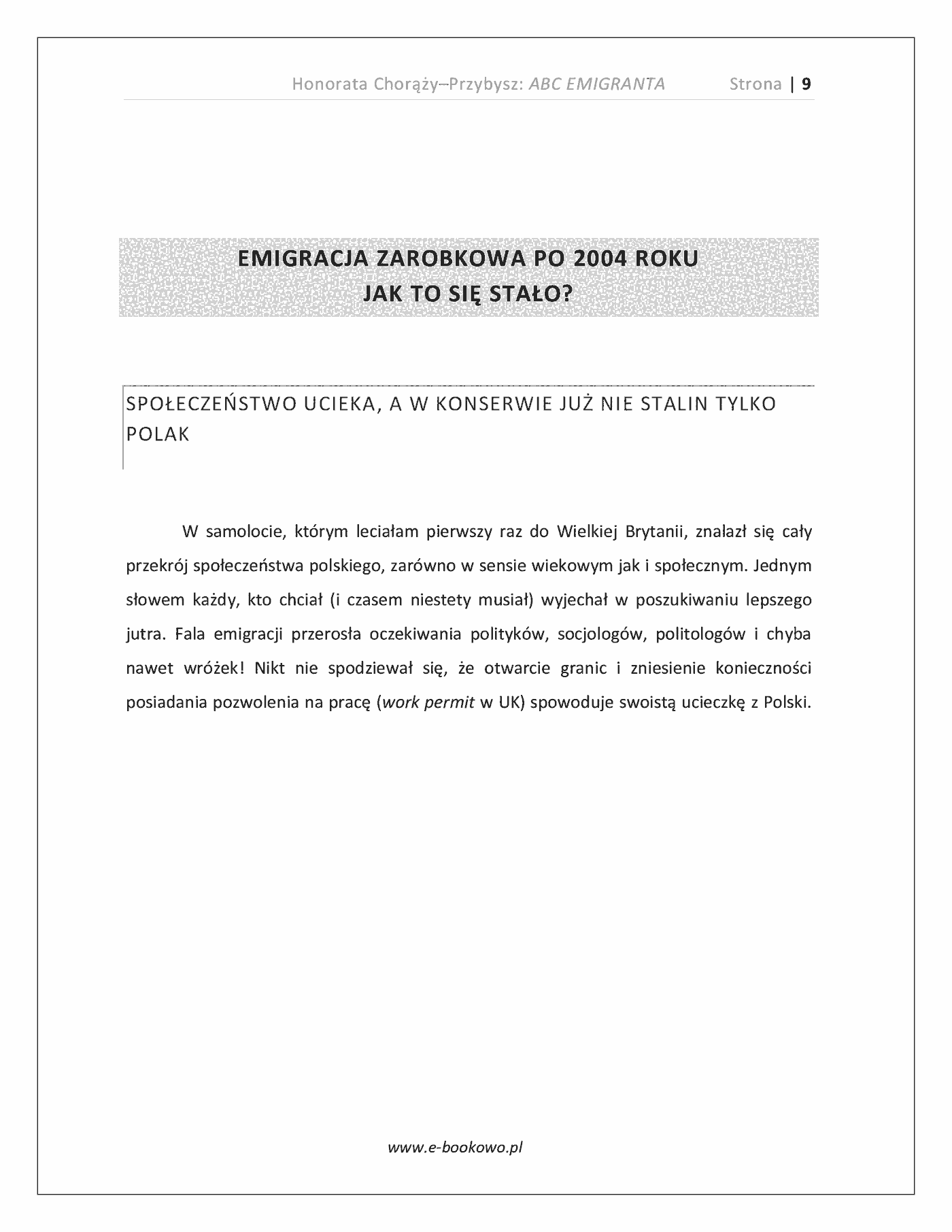 Fragment „ABC Emigranta” — strona 9 z 30